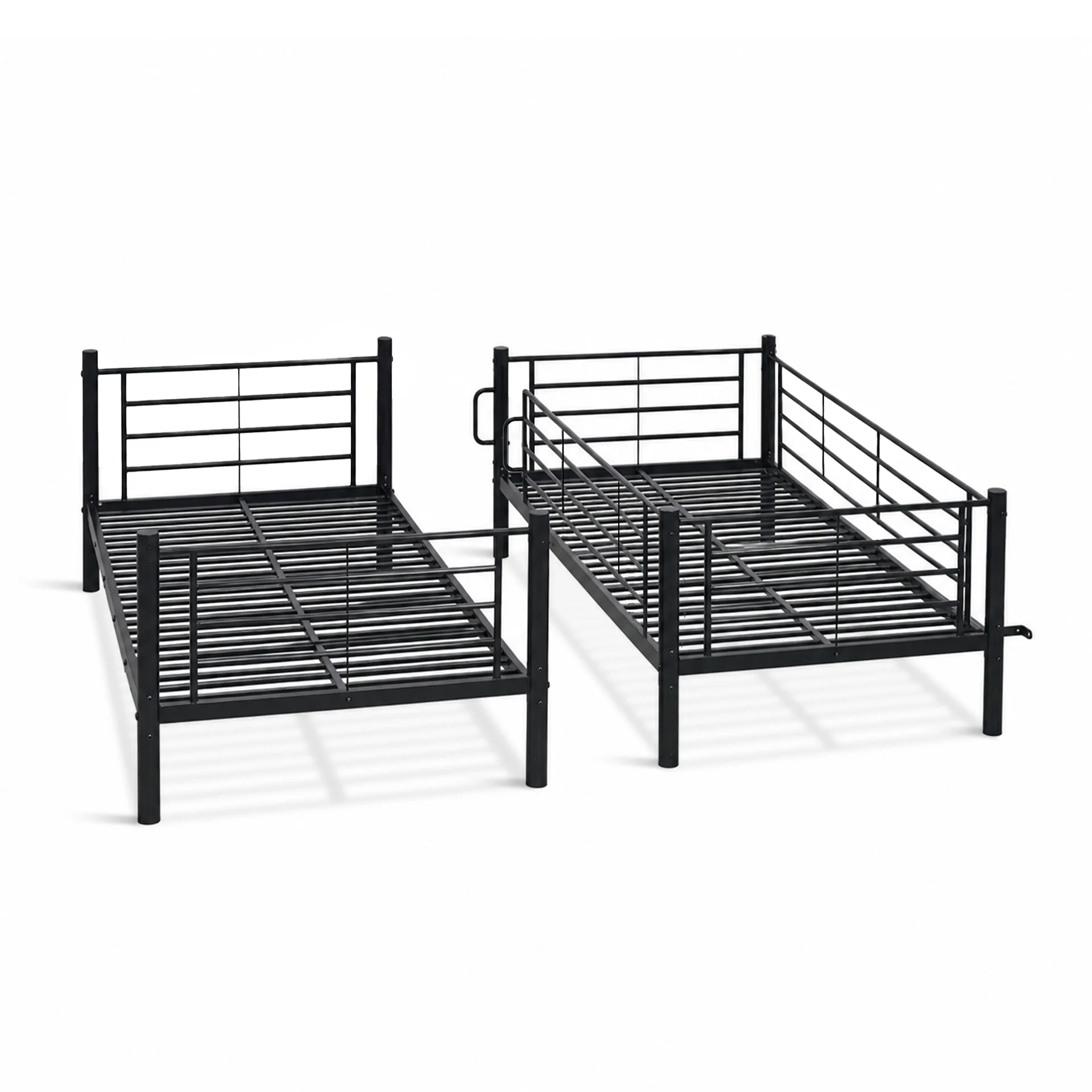 Graid Single Metal Bunk Bed Frame - Black - Image 9
