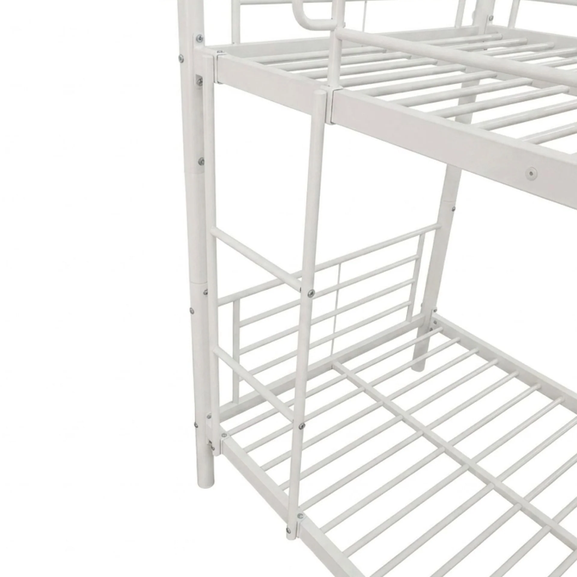 Graid Single Metal Bunk Bed Frame - White - Image 12