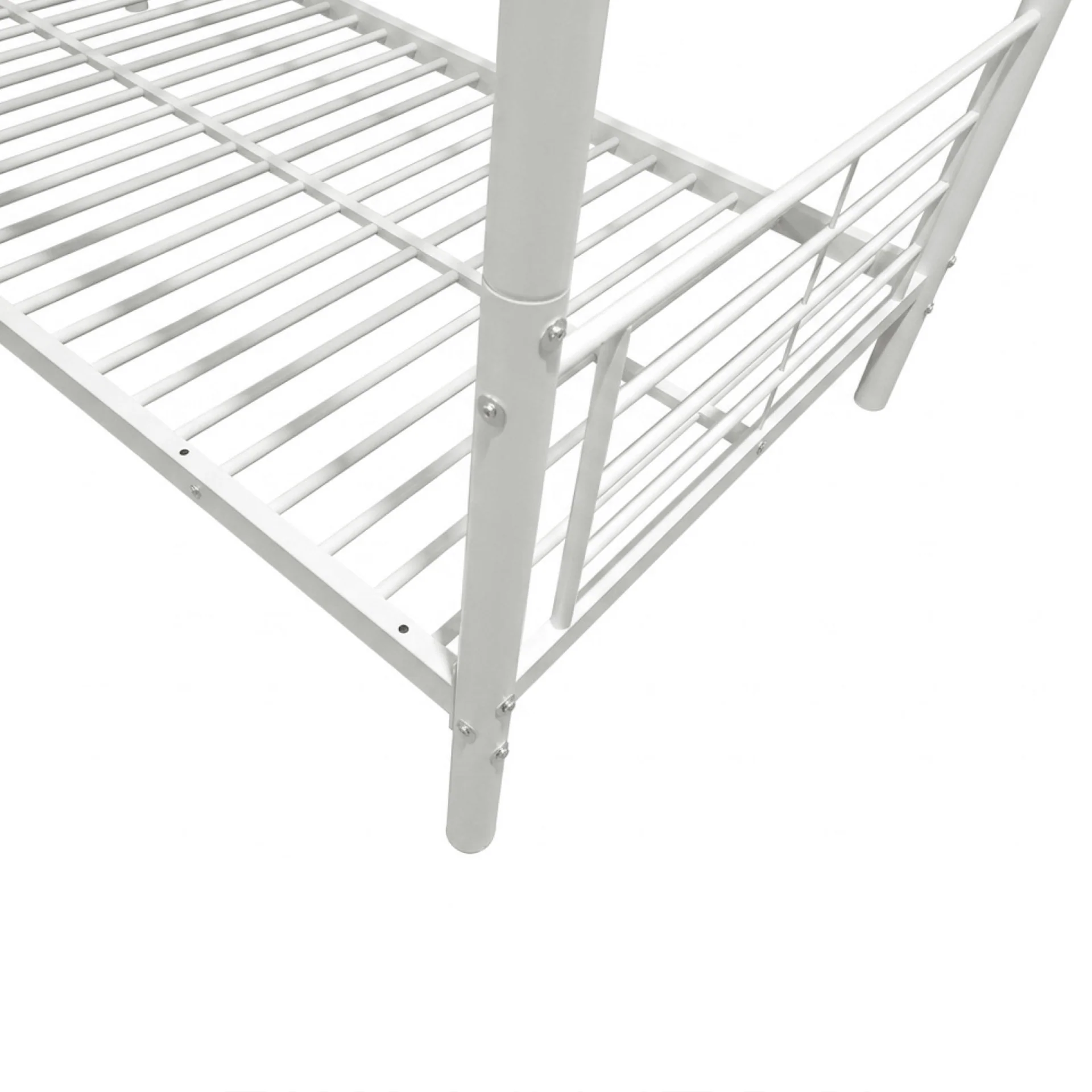 Graid Single Metal Bunk Bed Frame - White - Image 13