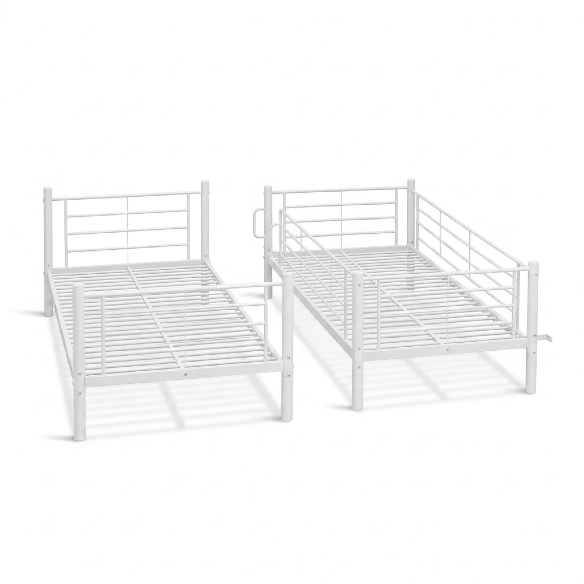 Graid Single Metal Bunk Bed Frame - White - Image 9