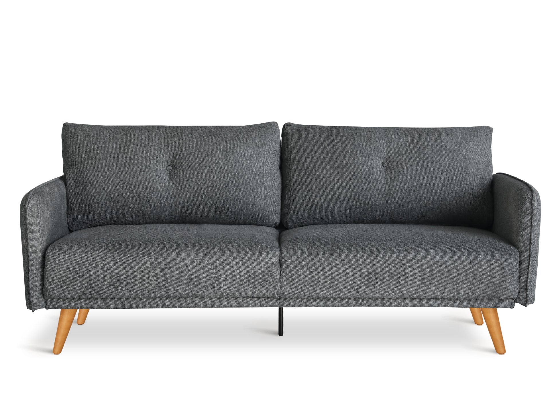 Harlan 3 Seater Sofa - Dark Grey - Image 3