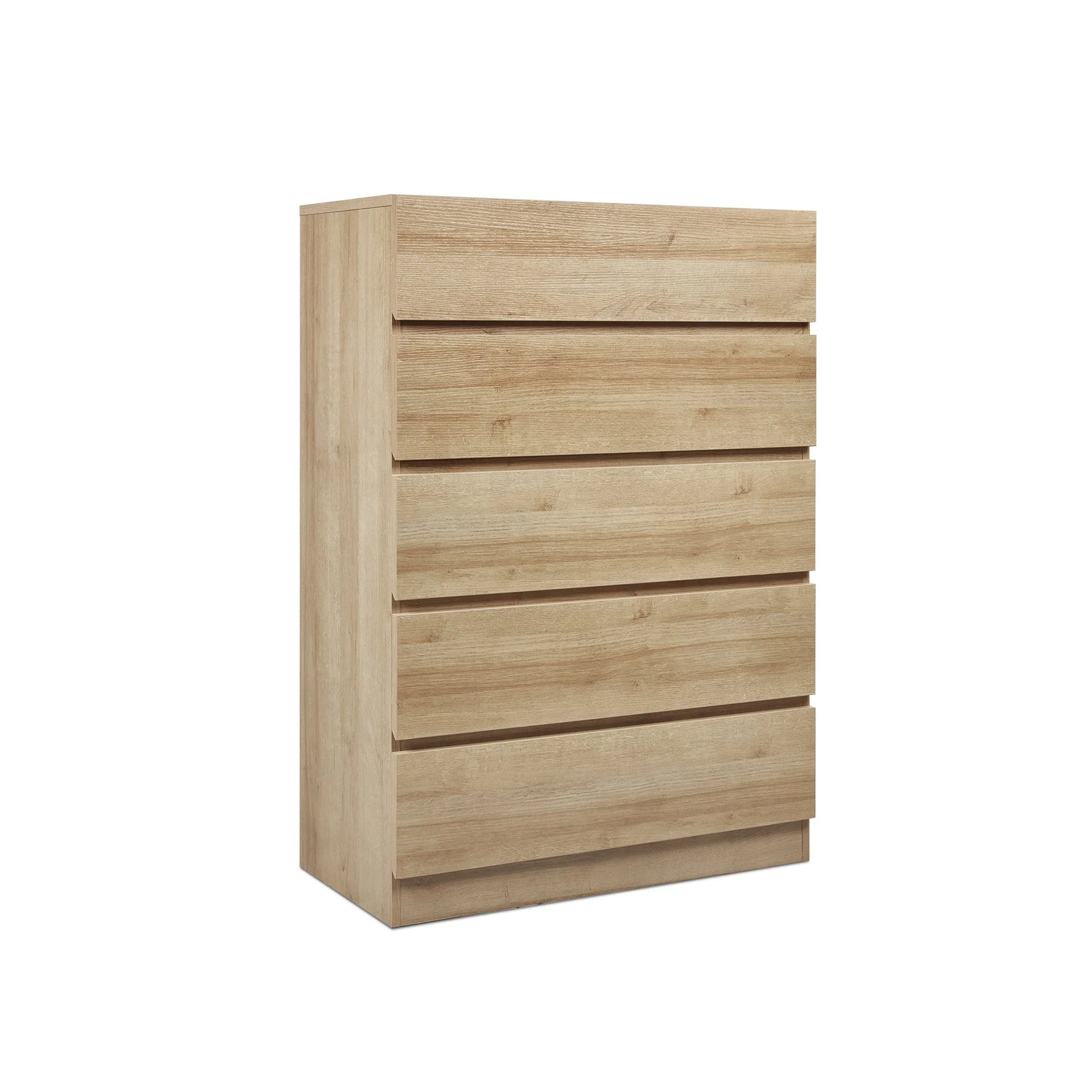 Harris 5 Drawers Tallboy - Oak - Image 9