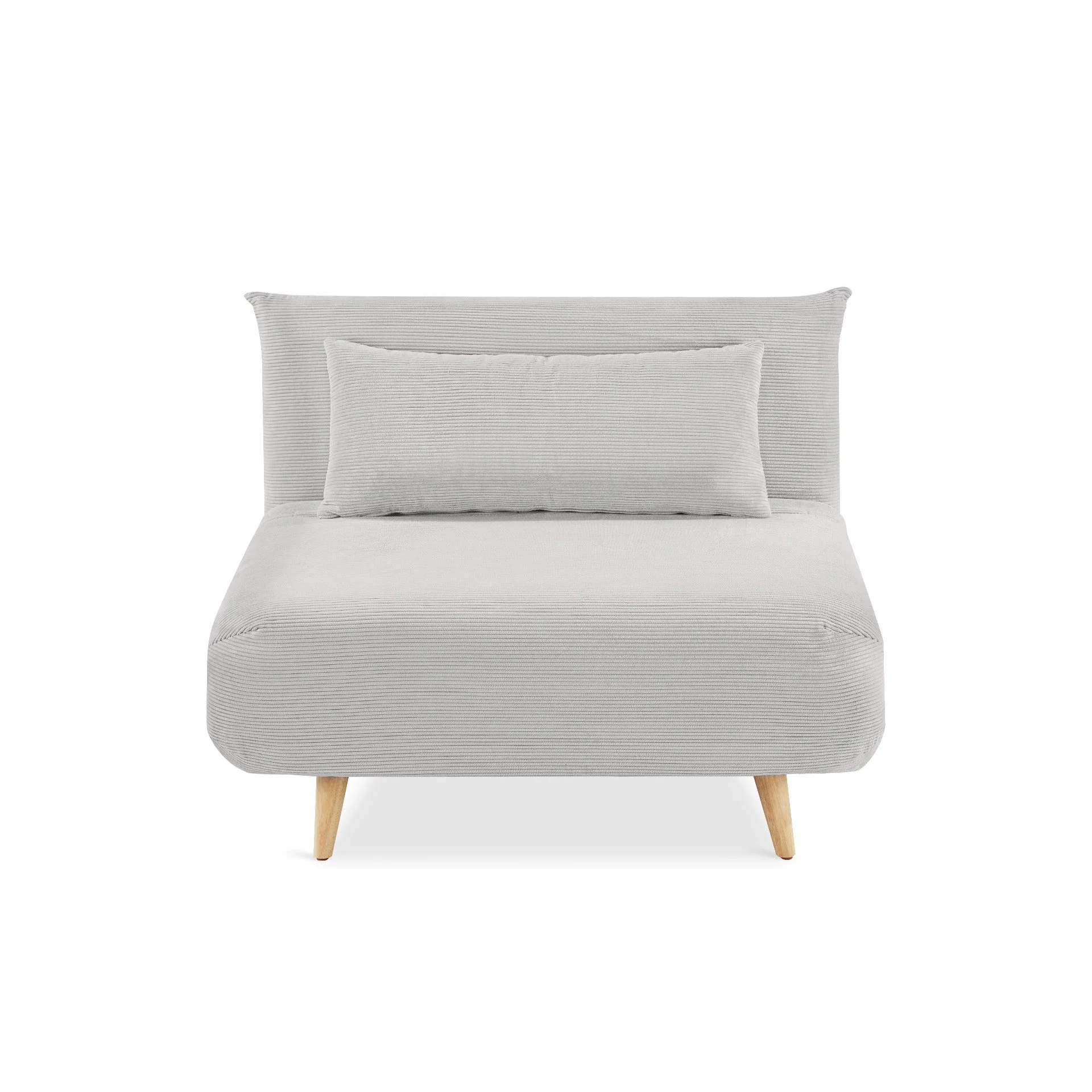 Hastings 1 Seater Fold-Out Sofa Bed - Grey - Image 7