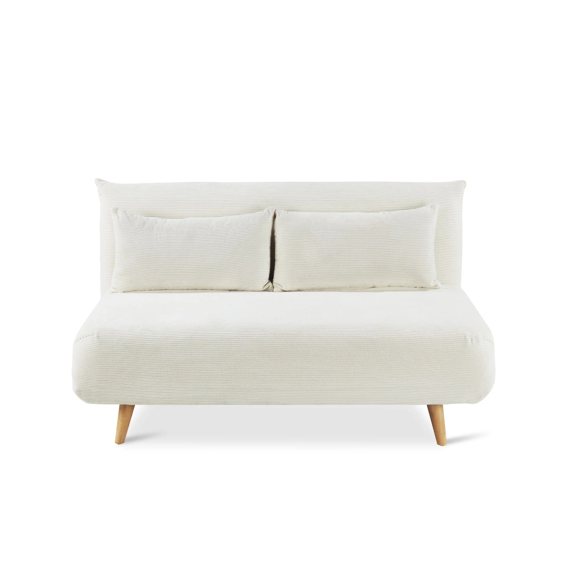 Hastings 2 Seater Fold-Out Sofa Bed - Beige - Image 9