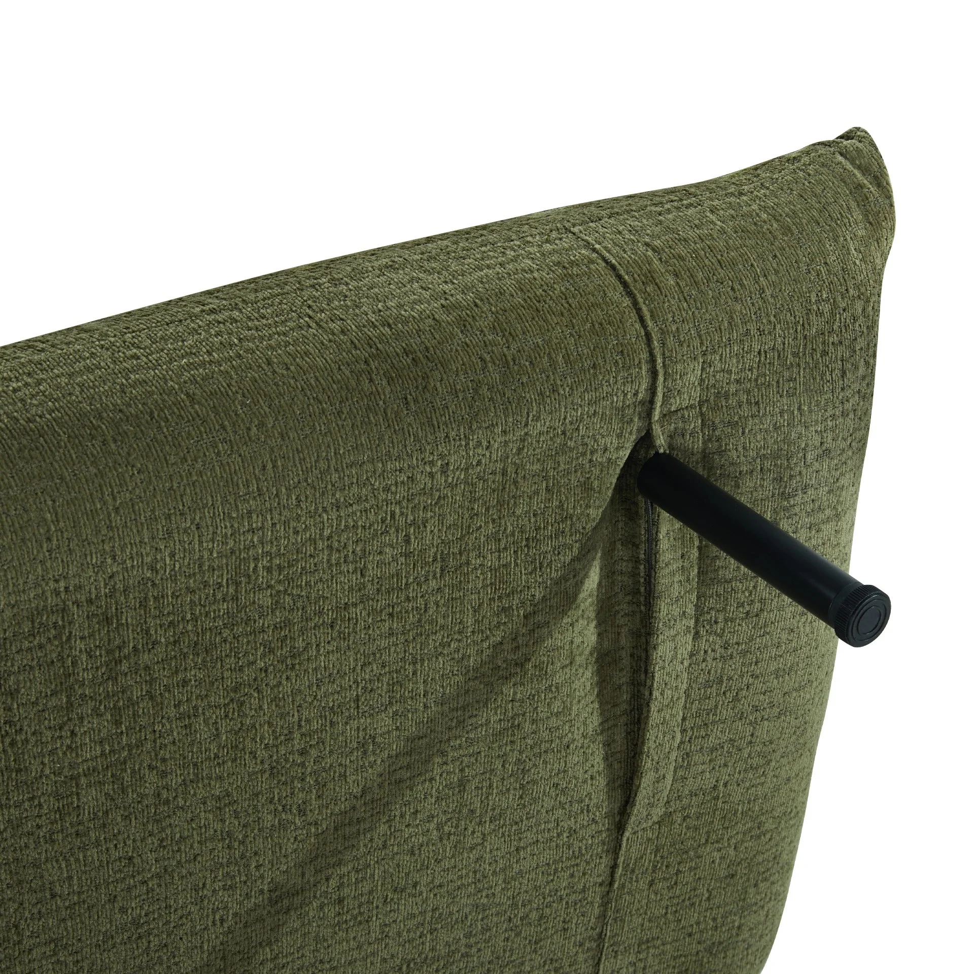 Hastings 2 Seater Fold-Out Sofa Bed - Green - Image 12