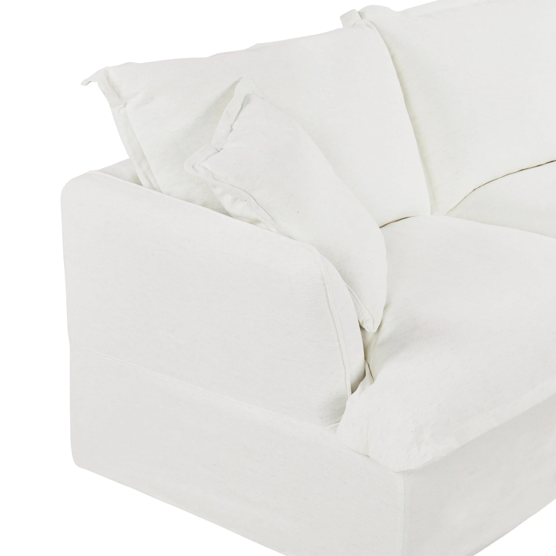 Haworth Modular Sofa - Linen Cream - Image 12