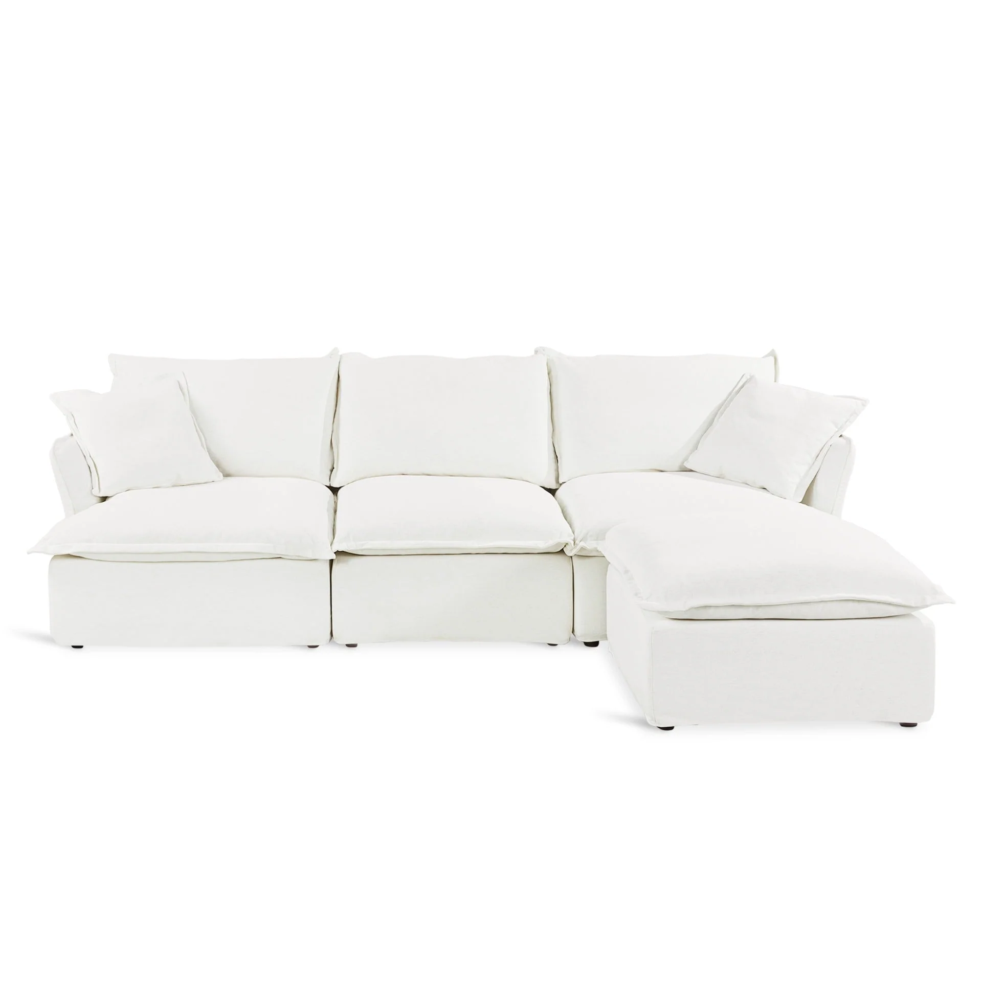 Haworth Modular Sofa - Linen Cream - Image 9