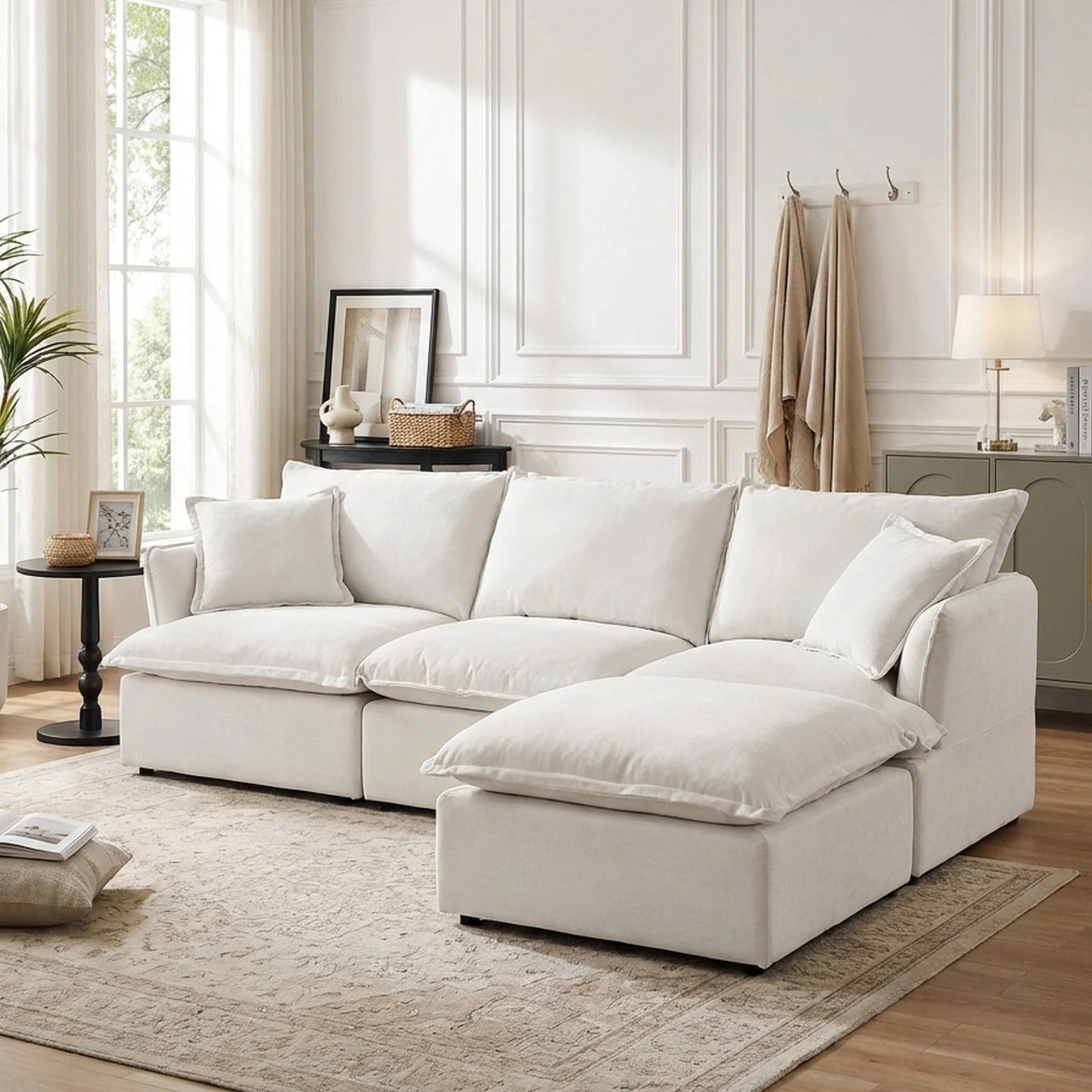 Haworth Modular Sofa - Silver Cloud