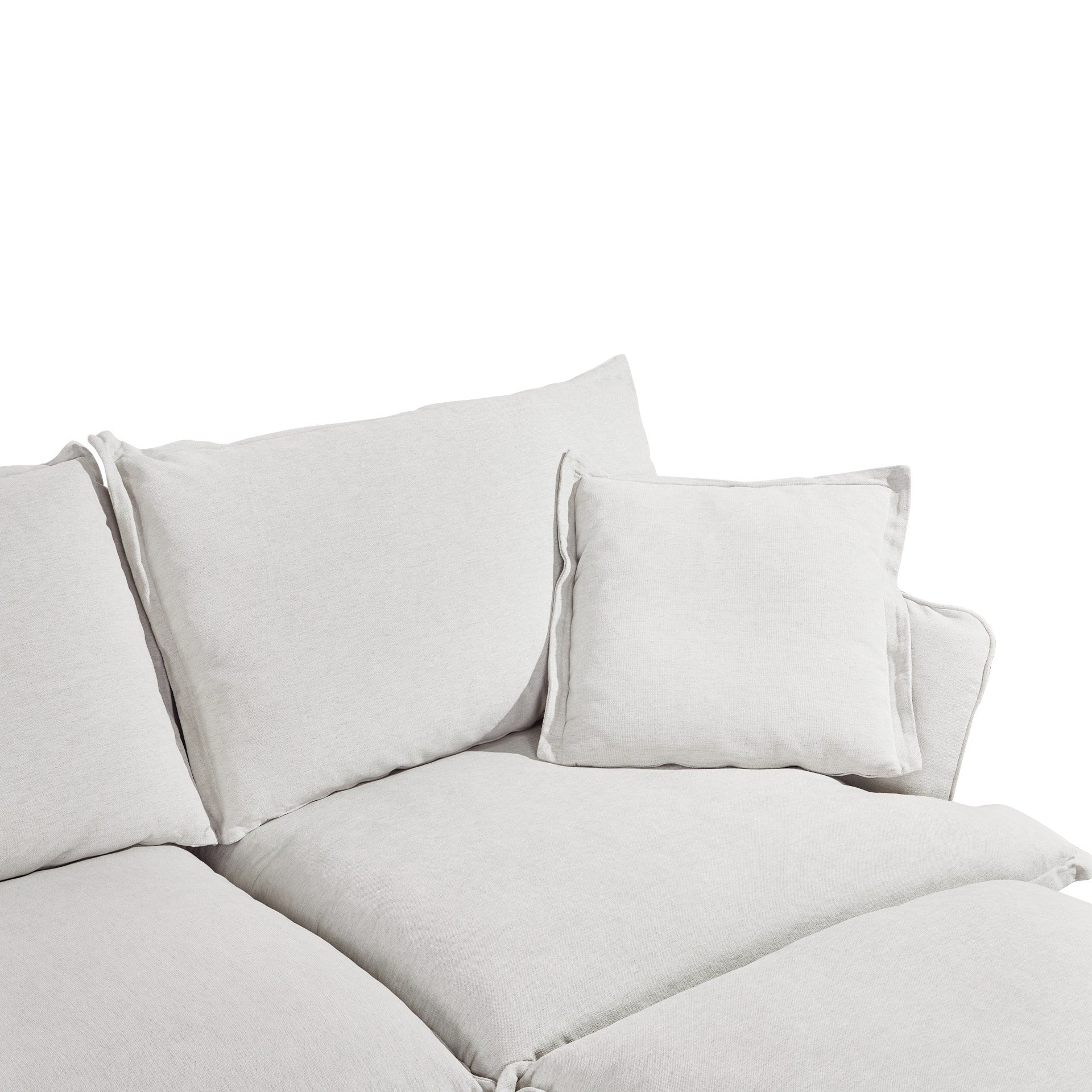 Haworth Modular Sofa - Silver Cloud - Image 10