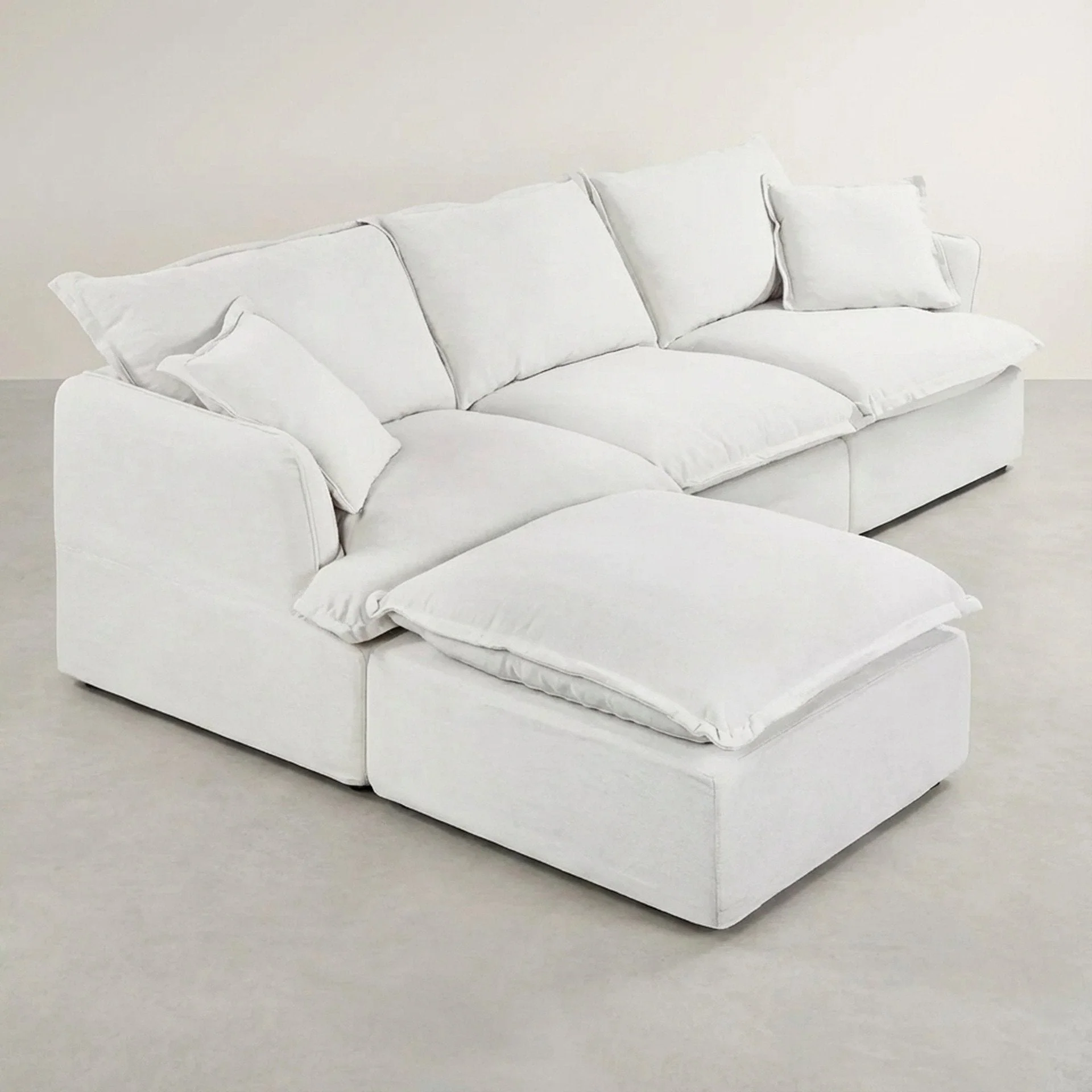 Haworth Modular Sofa - Silver Cloud - Image 9
