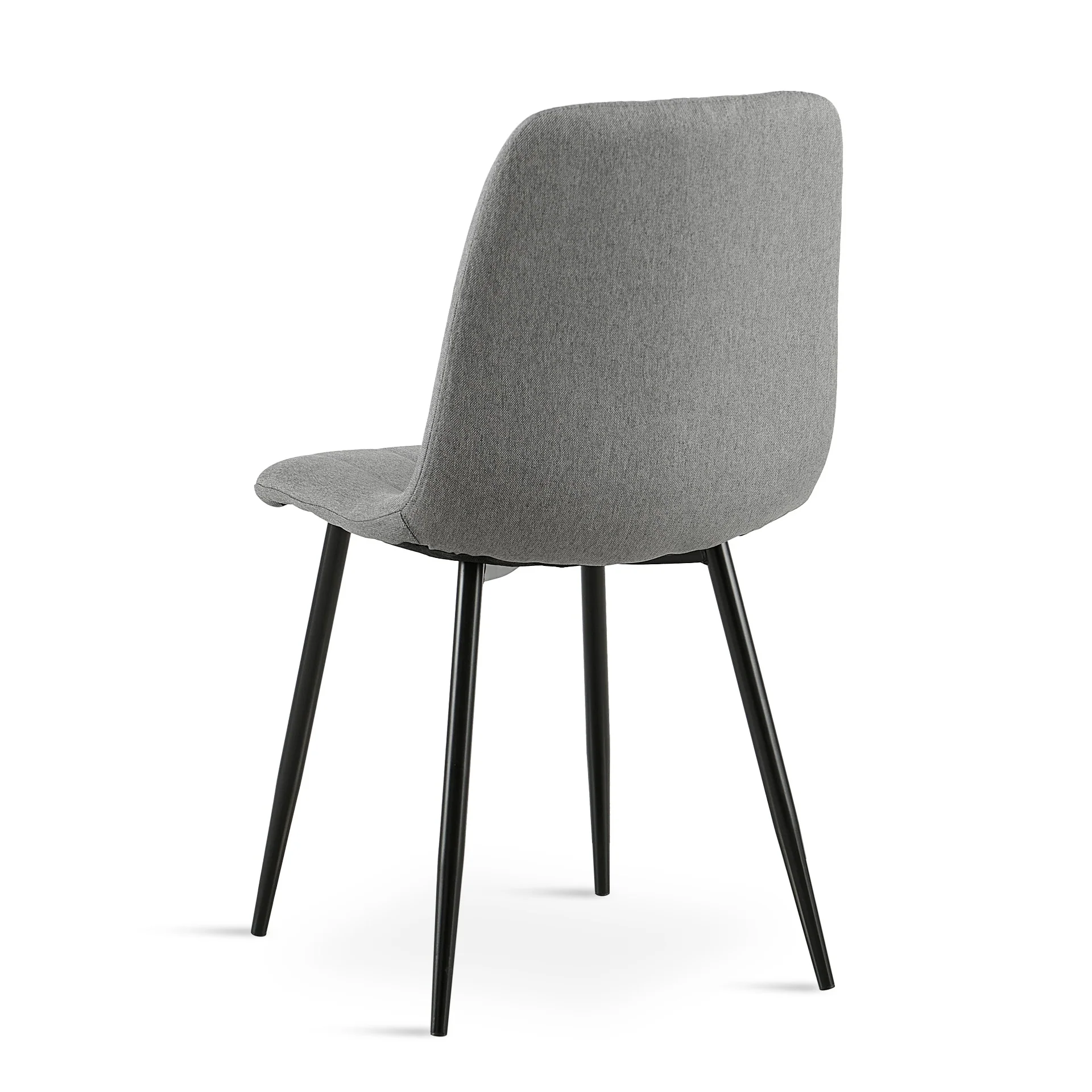 Holland Fabric Dining Chair - Set of 4 - Grey - Image 10