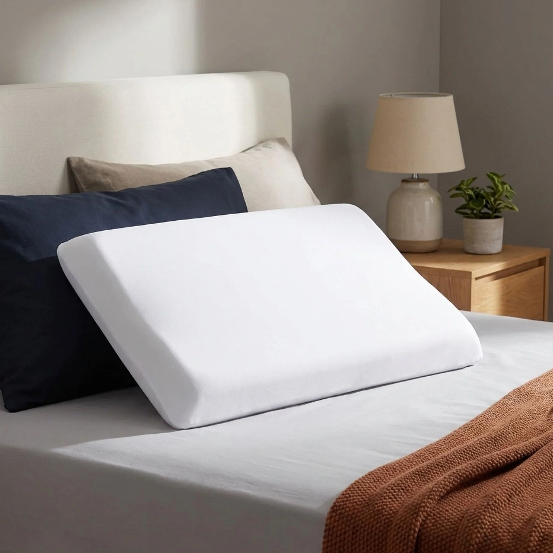 Hybrid Sleep Memory Foam Pillow 70 x 42 x 10CM