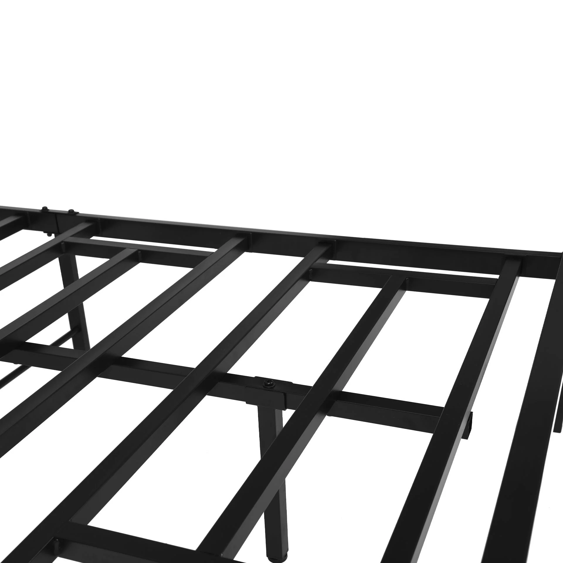Isla Double Metal Bed Frame - Black - Image 9