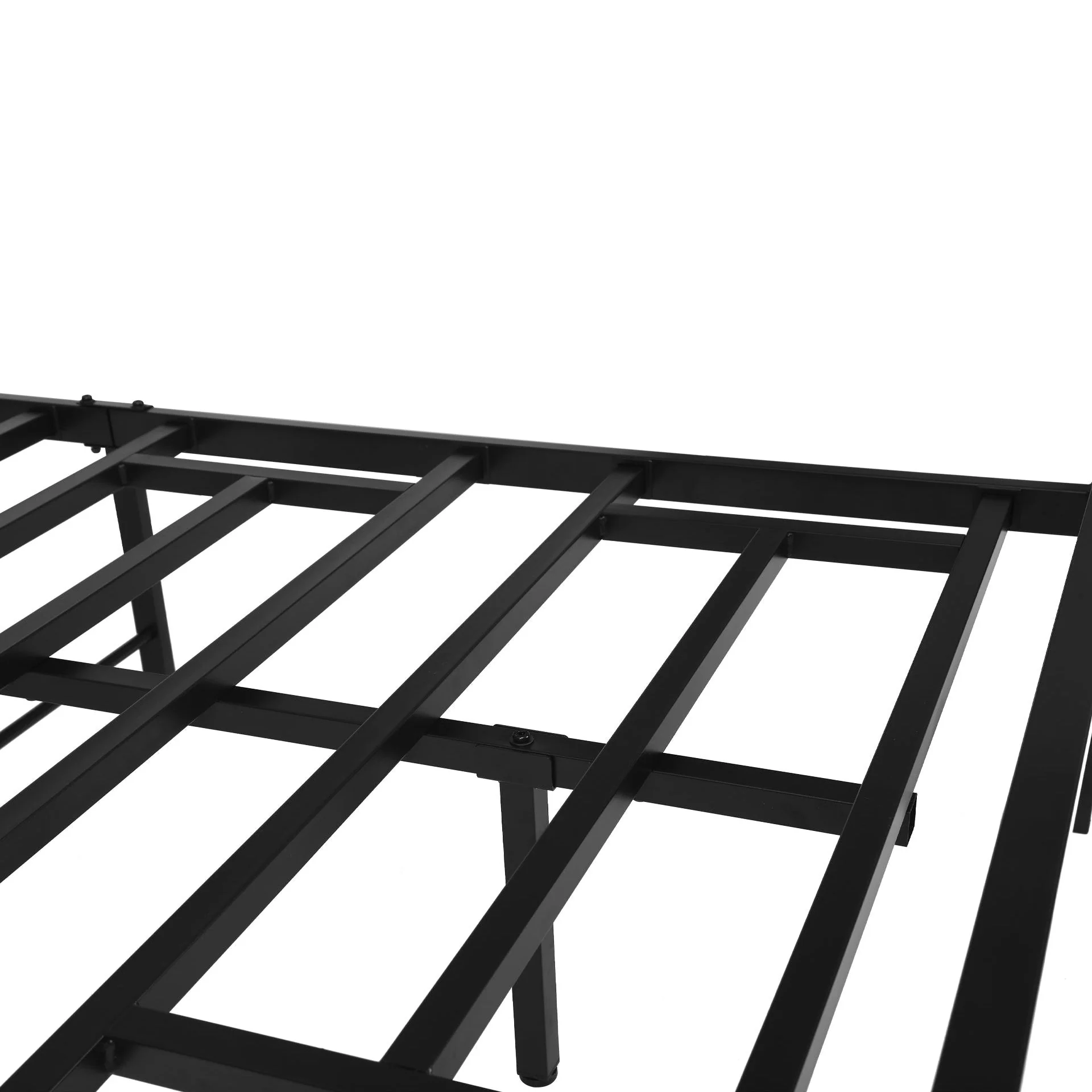 Isla Queen Metal Bed Frame - Black - Image 10