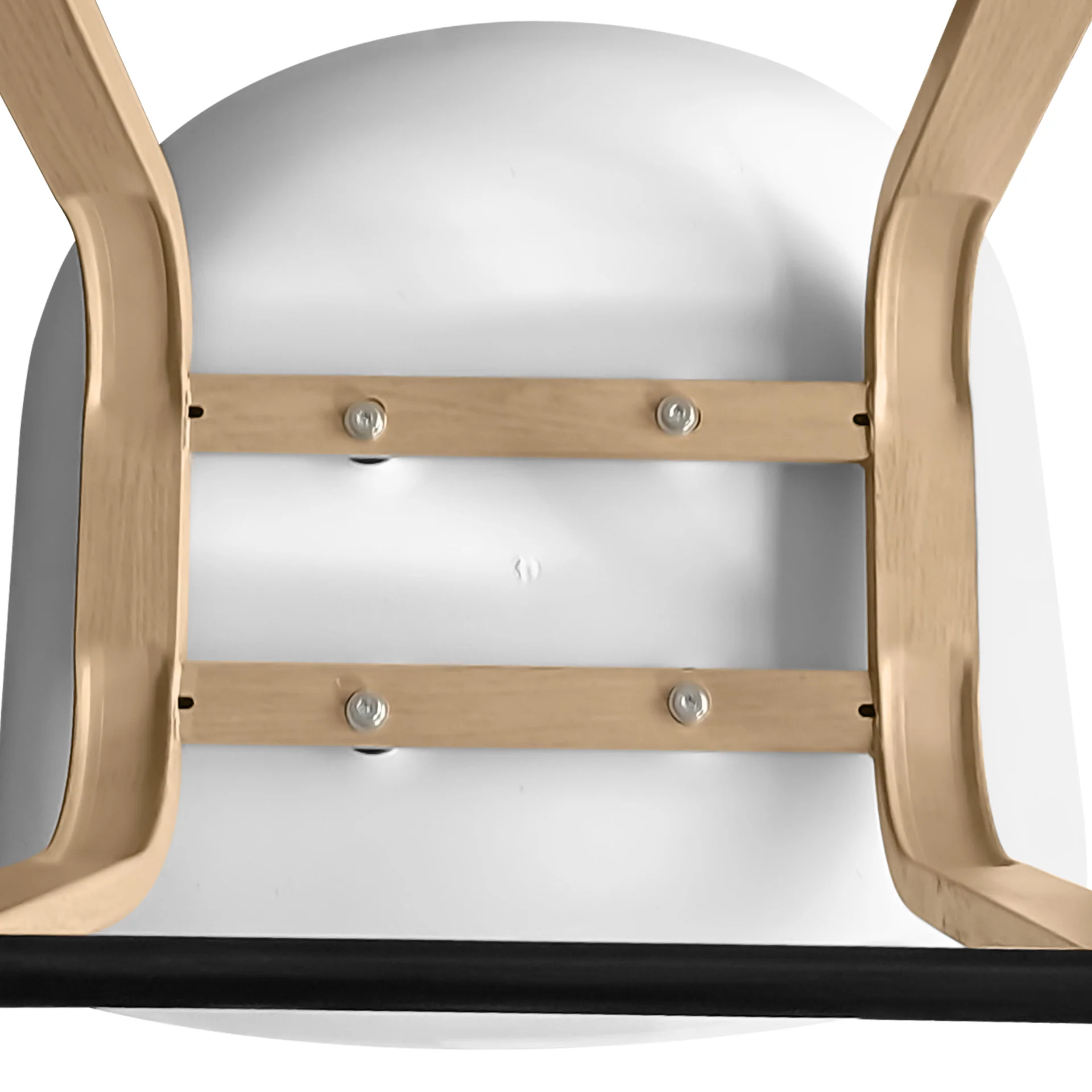 Kai Bar Stool Metal Barstool 65cm - White - Image 12