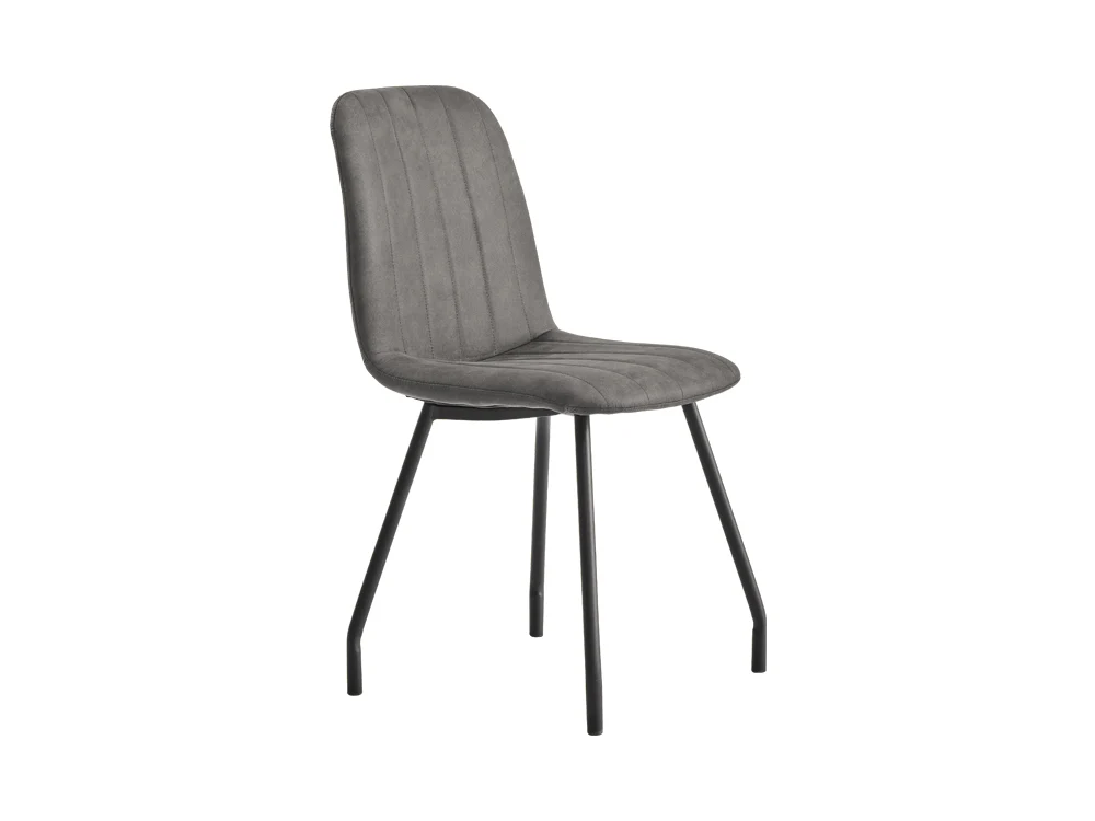 KIARA 4PCS Dining Chair - DARK GREY - Image 6