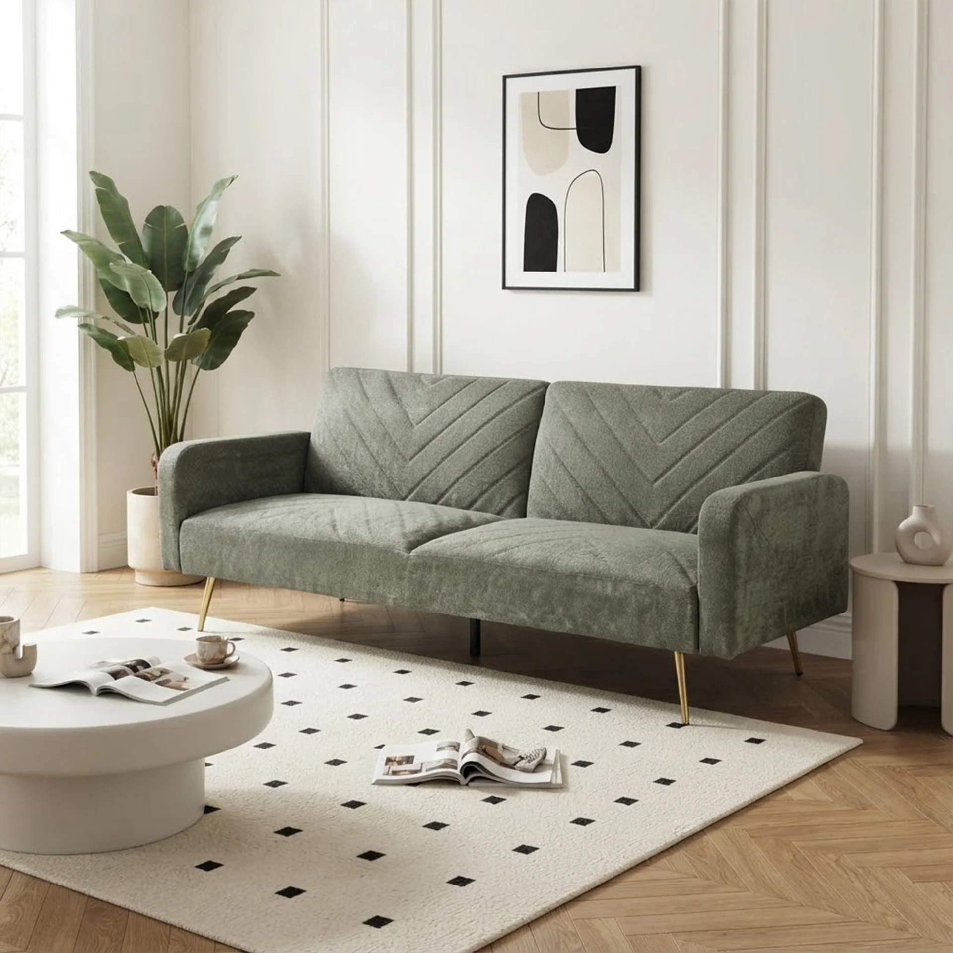 Kiwi 3 Seater Sofa Bed - Green