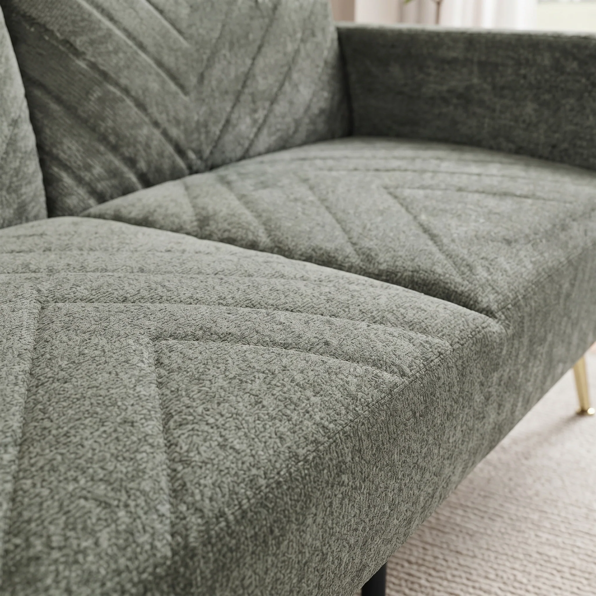Kiwi 3 Seater Sofa Bed - Green - Image 8