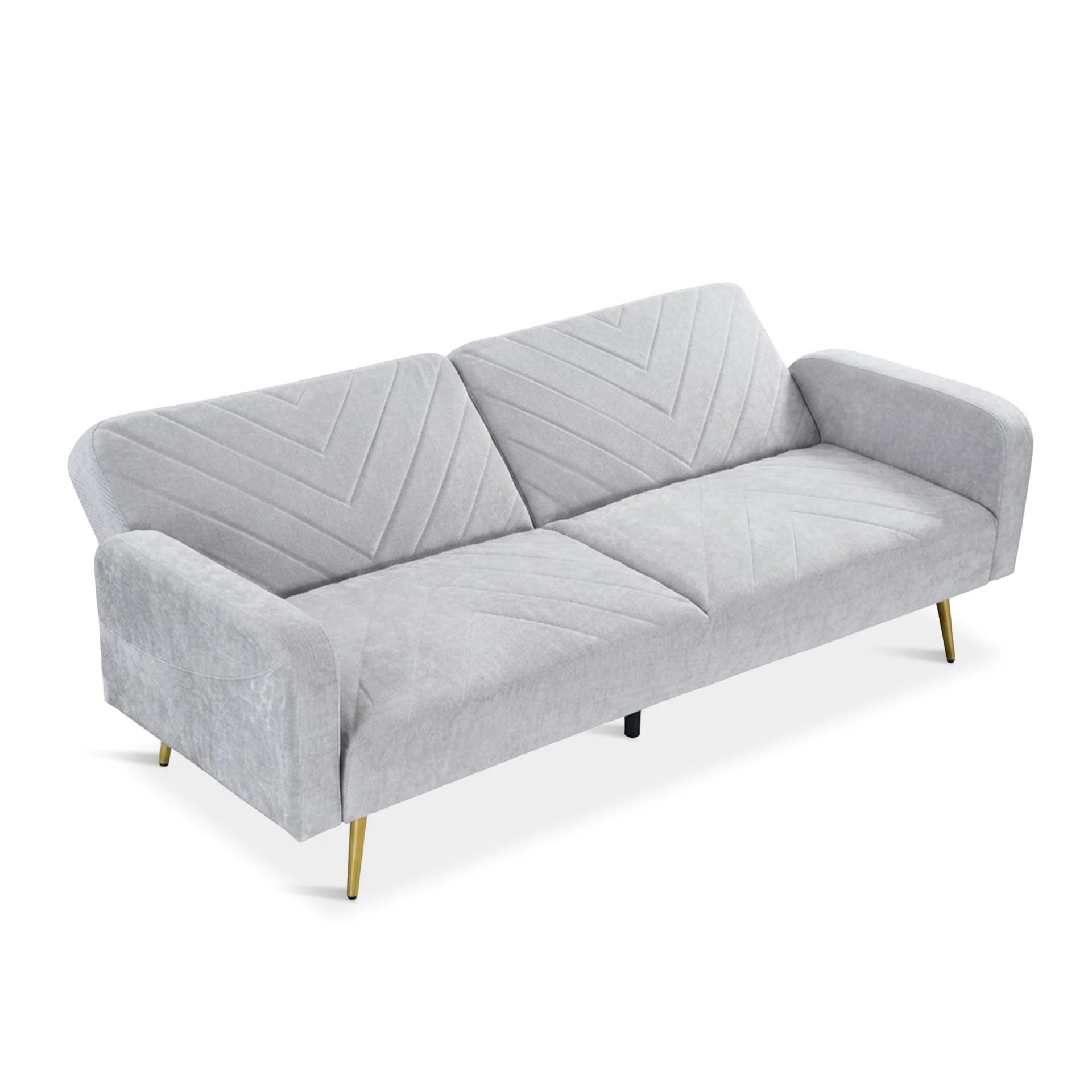 Kiwi 3 Seater Sofa Bed - Grey - Image 11