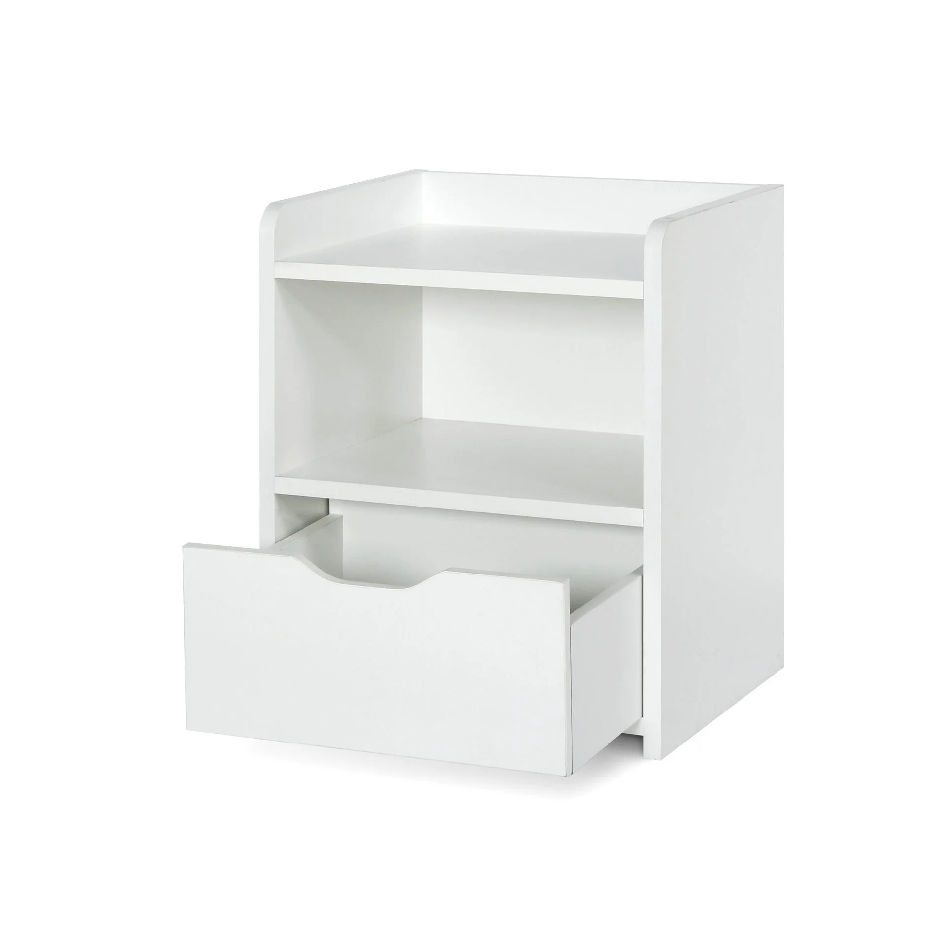 Knox Bedside Table - White - Image 8