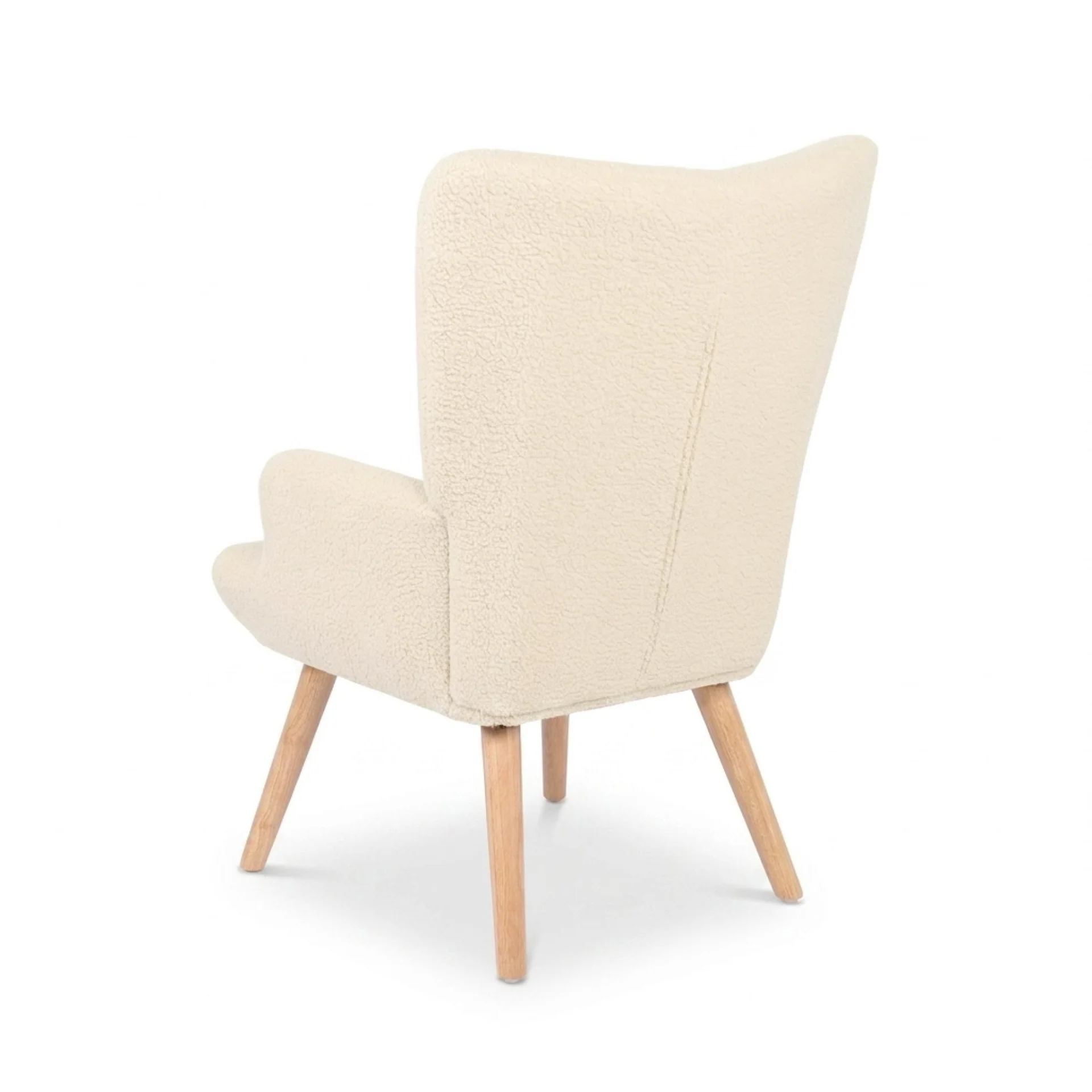 Laze Boucle Armchair - Beige - Image 10