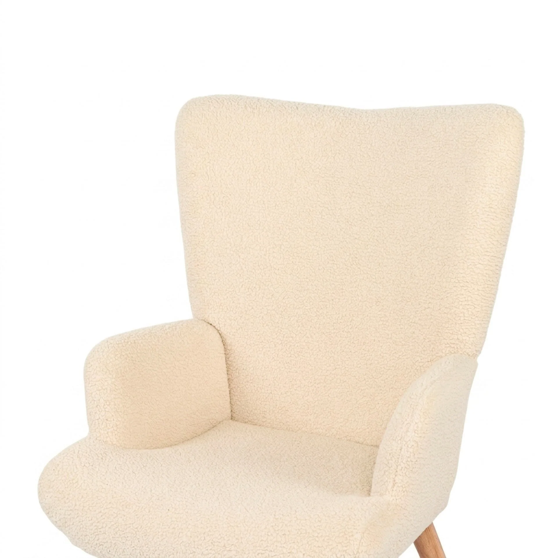 Laze Boucle Armchair - Beige - Image 11