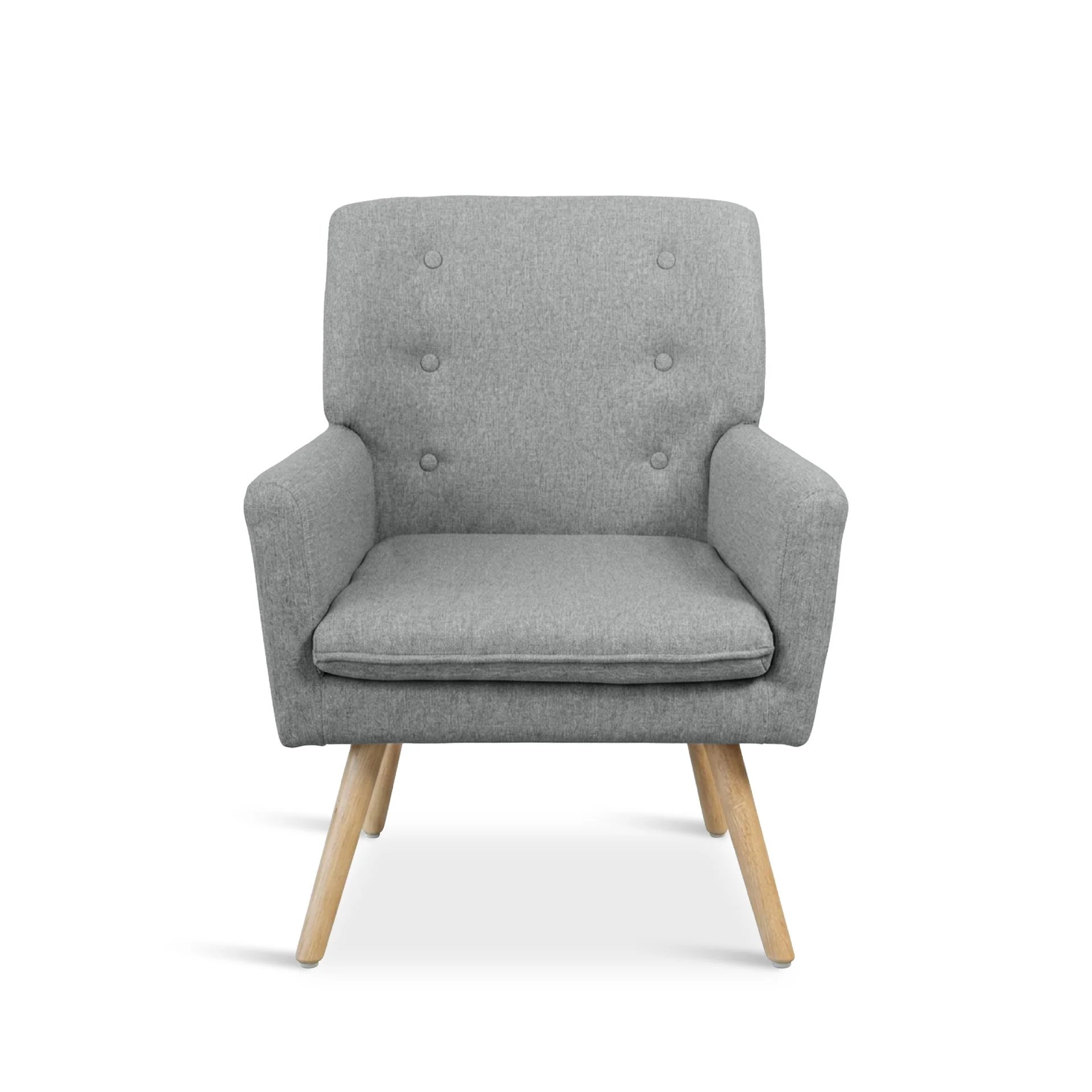 Lina Armchair - Light Grey - Image 9