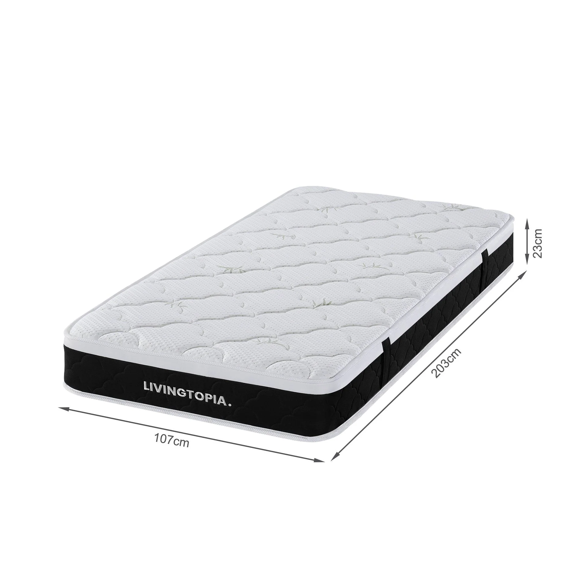 Bamboo Plus 3 Zone Pocket Spring Mattress - King Single - Image 16