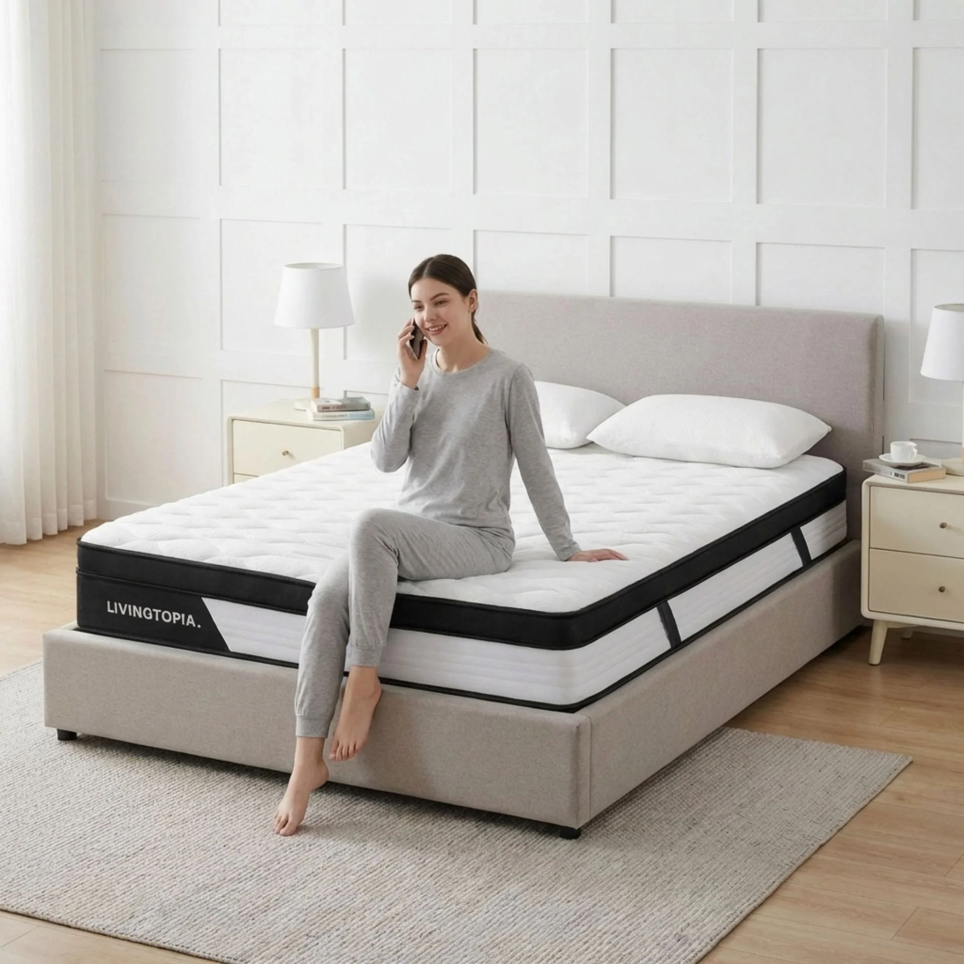 Bamboo Pro 5 Zone Pocket Spring Mattress - Double - Image 16