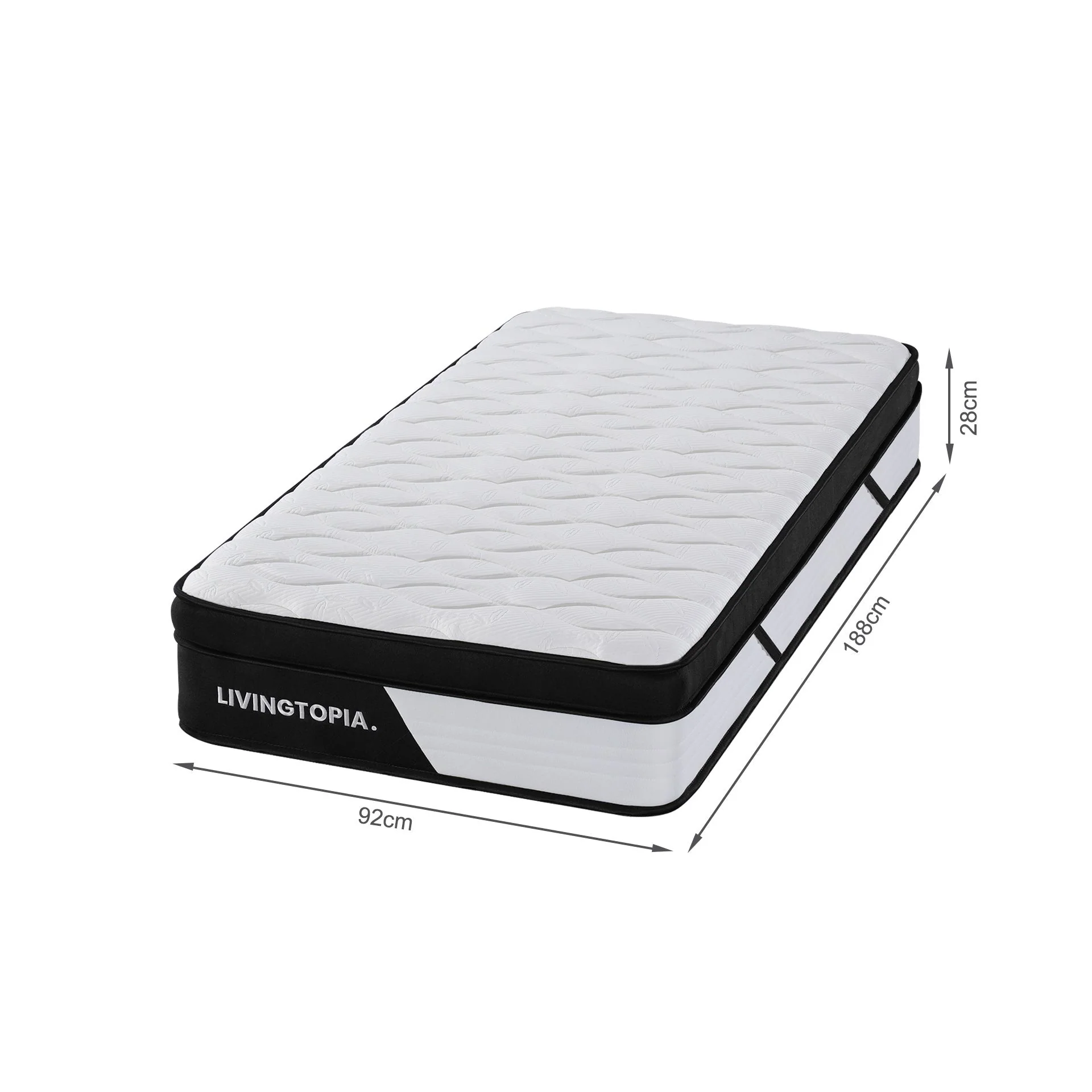 Bamboo Pro 5 Zone Pocket Spring Mattress - Single - Image 18