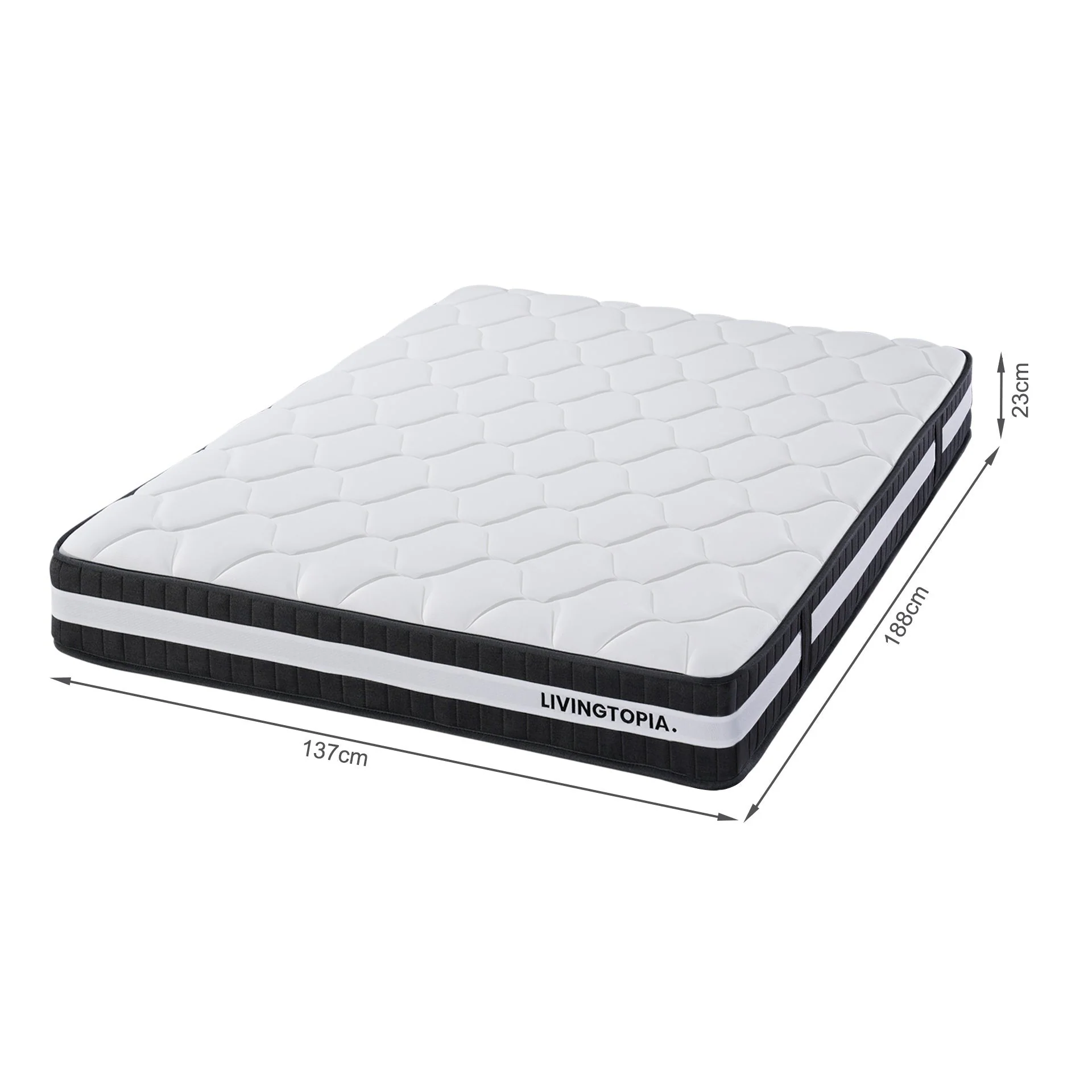Comfort Plus Pocket Spring Mattress - Double - Image 12