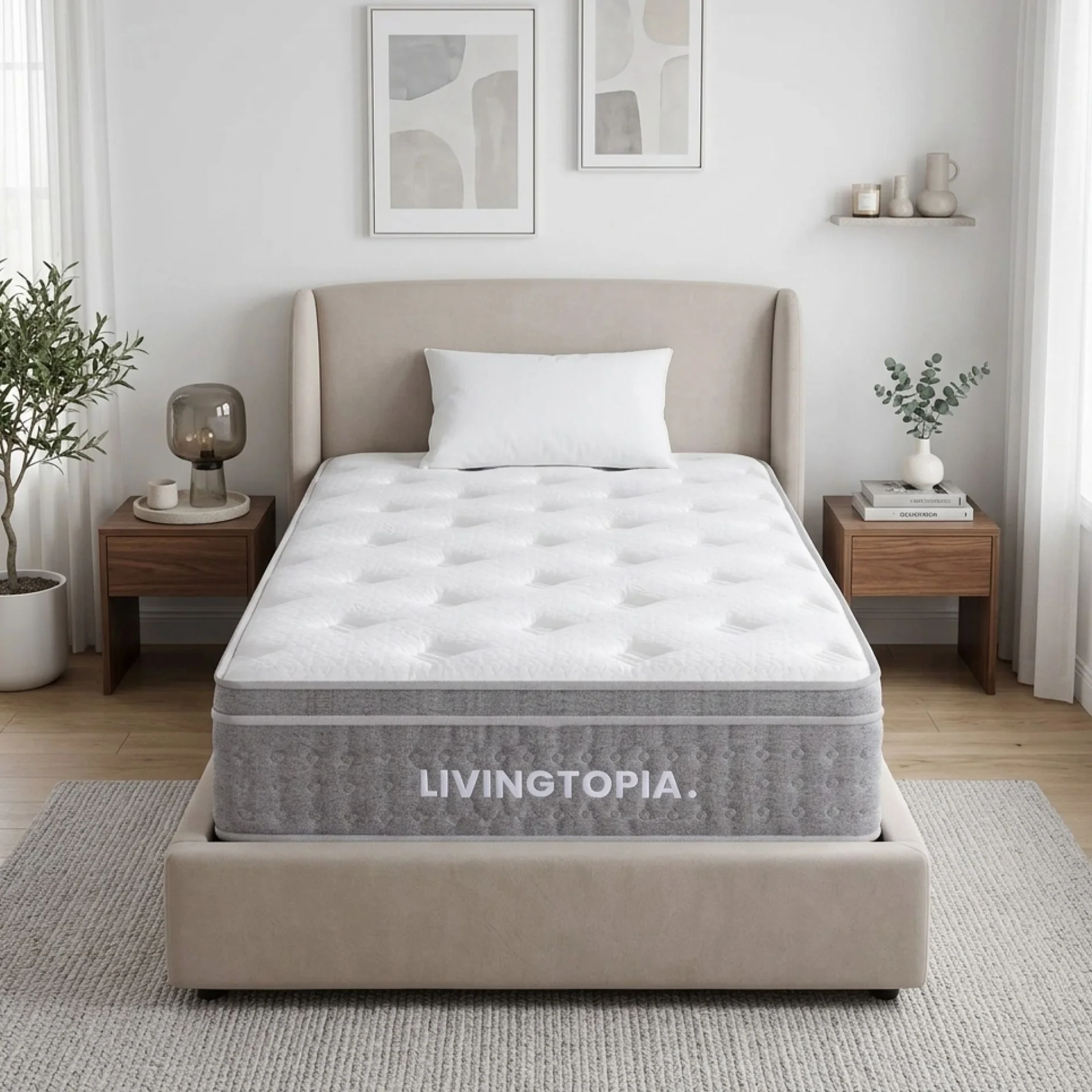LivingTopia DreamNest Prime King Single Mattress