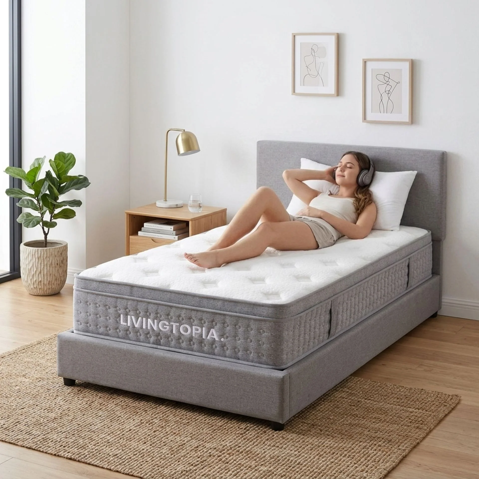 LivingTopia DreamNest Prime King Single Mattress - Image 15