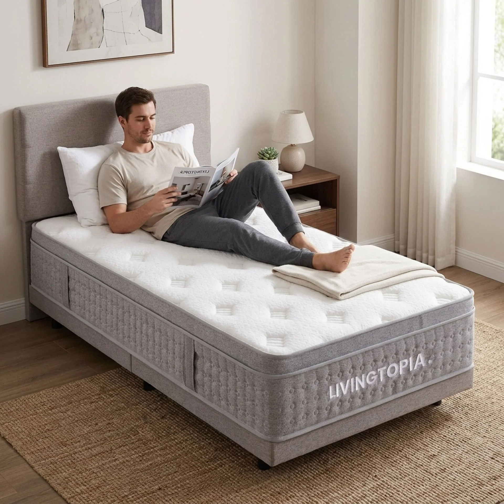 LivingTopia DreamNest Prime Single Mattress - Image 16