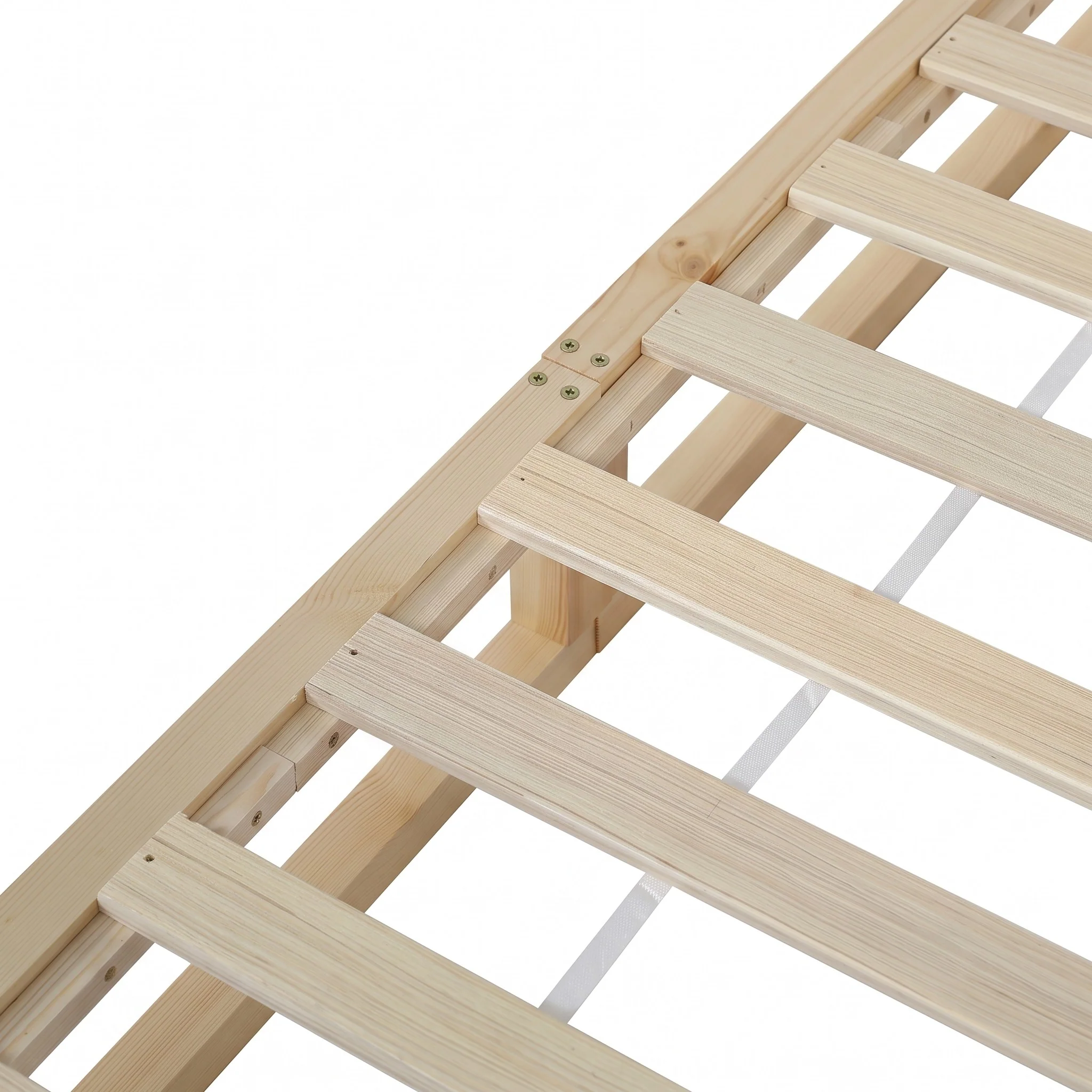 Loom King Single Wooden Bed Frame - Natural - Image 12