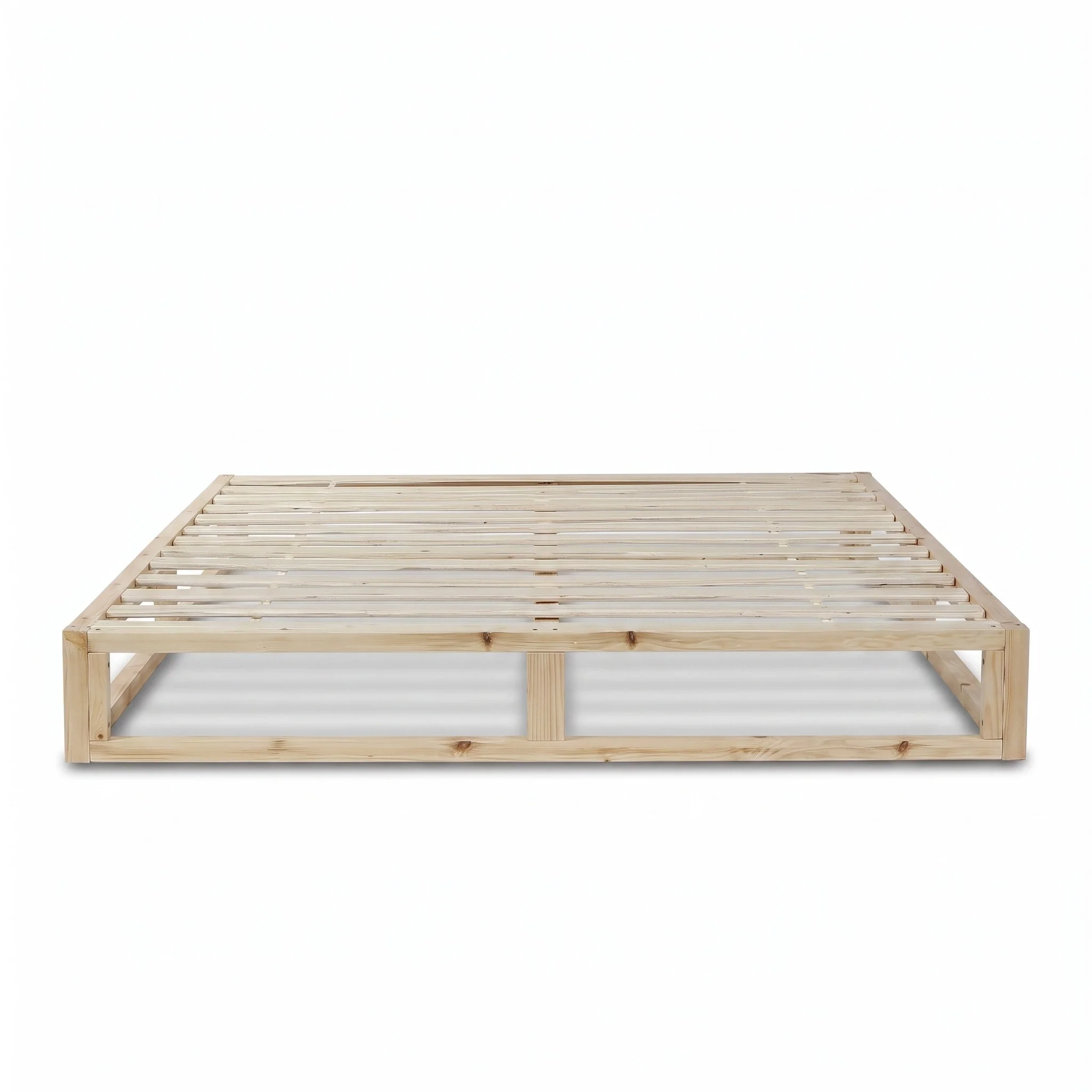 Loom Queen Wooden Bed Frame - Natural - Image 8