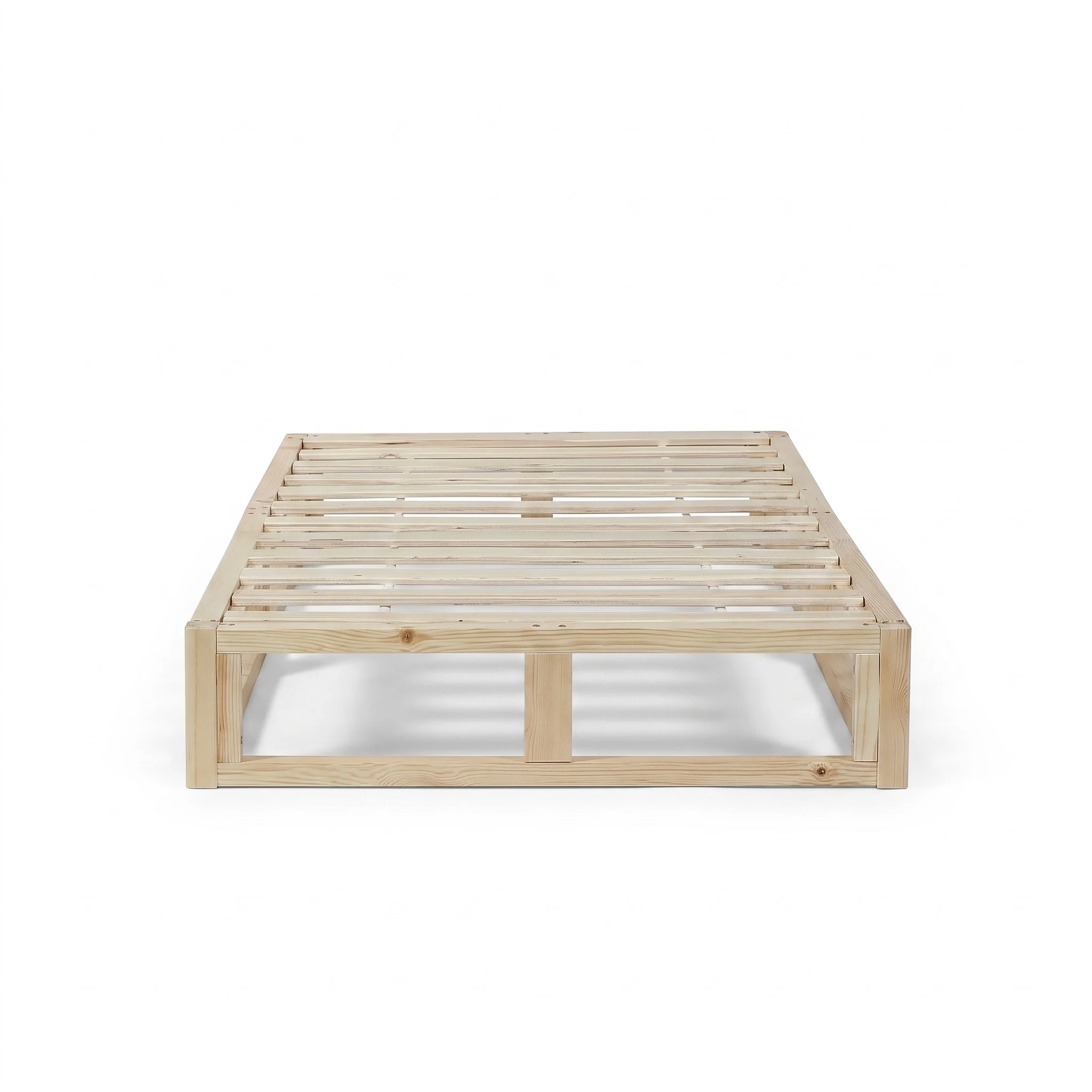 Loom Single Wooden Bed Frame - Natural - Image 8