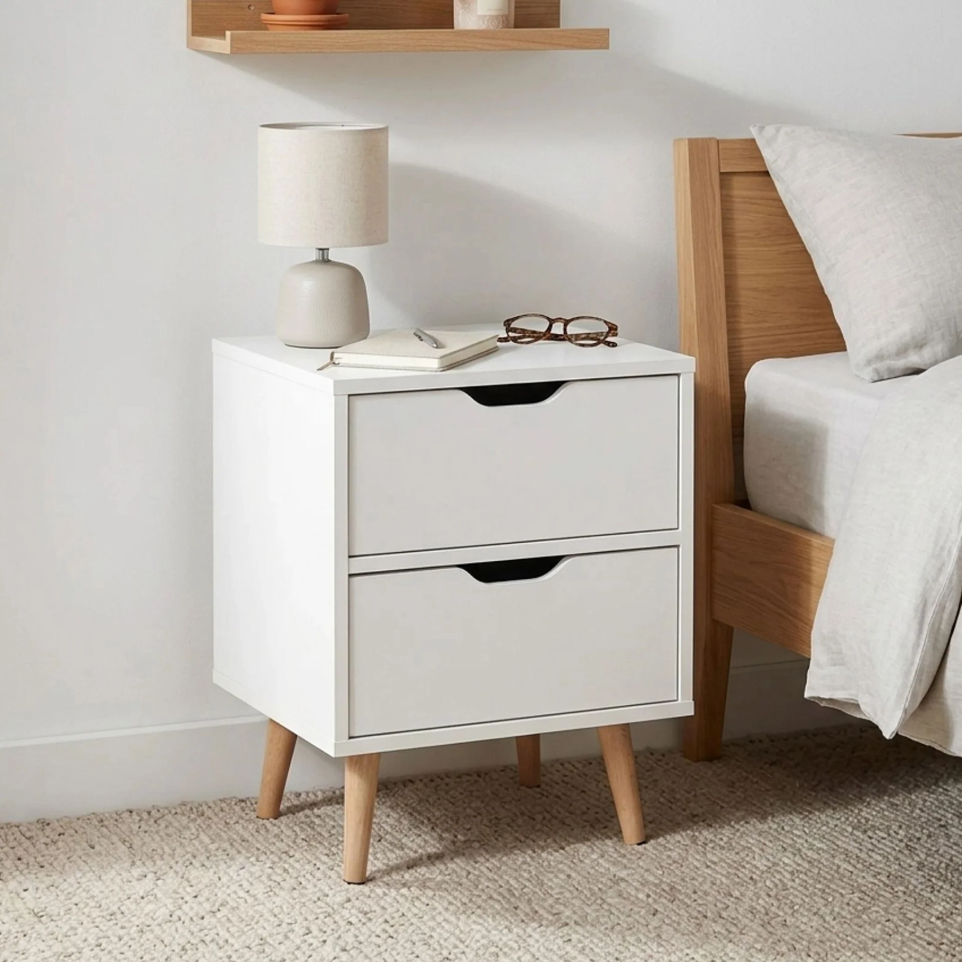 LOY Bedside Table - White - Image 4
