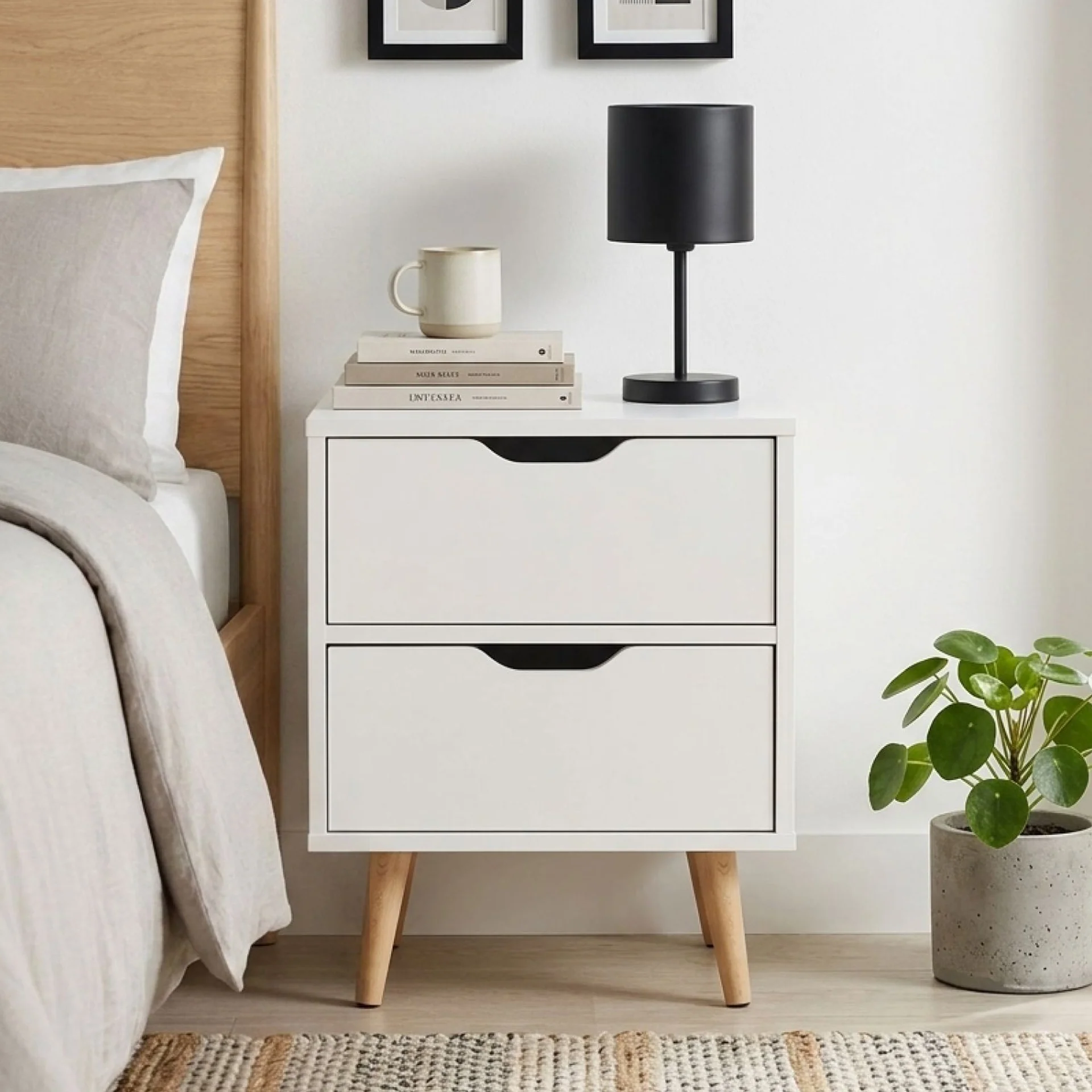 LOY Bedside Table - White - Image 5