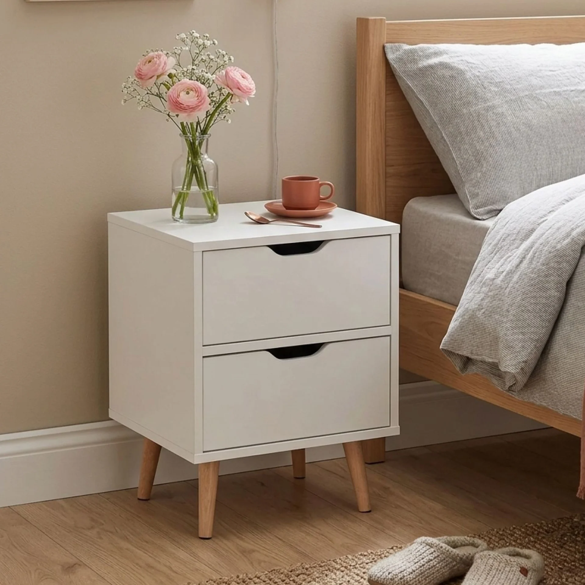 LOY Bedside Table - White - Image 6