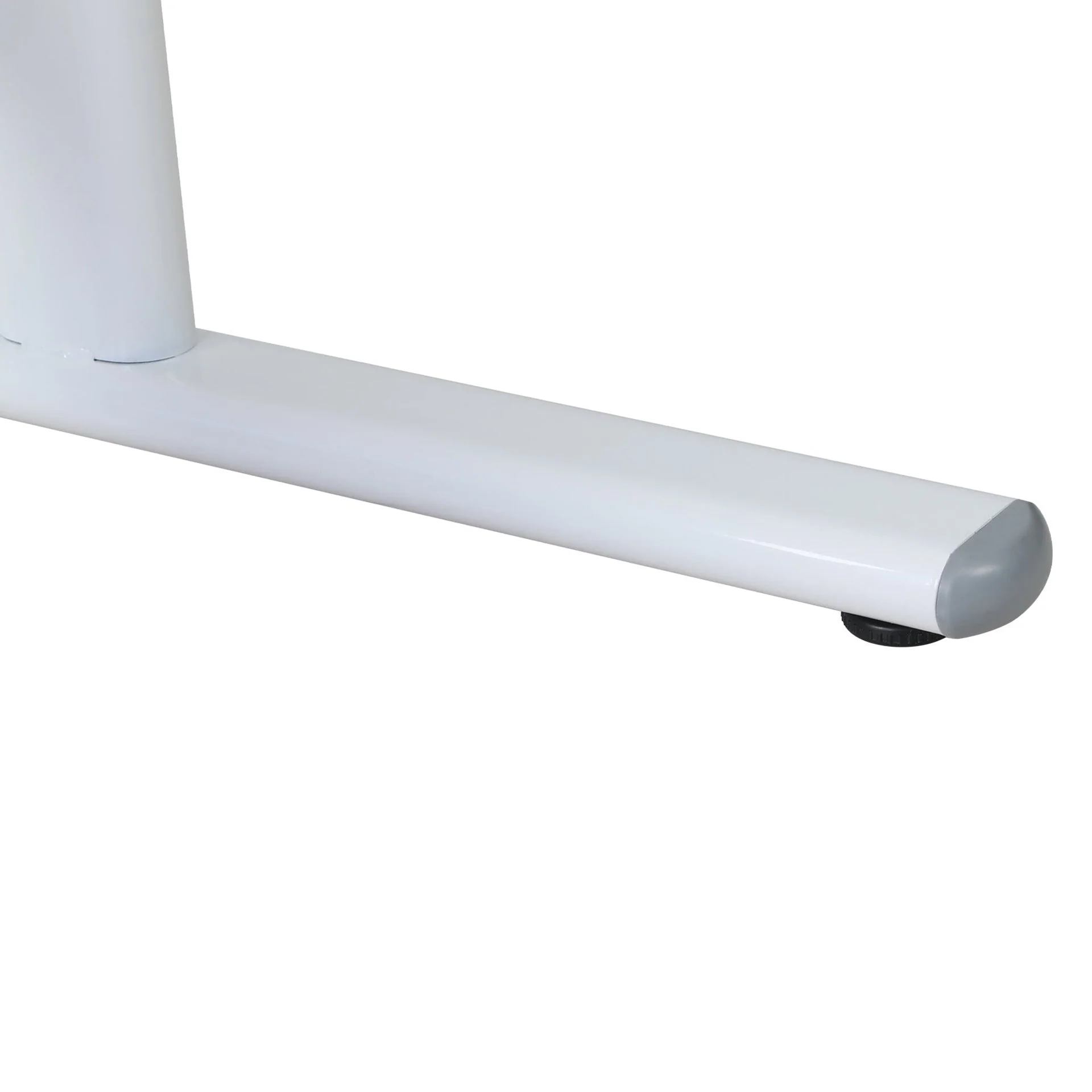 Lucas 120cm Manual Standing Desk - Maple + White - Image 7