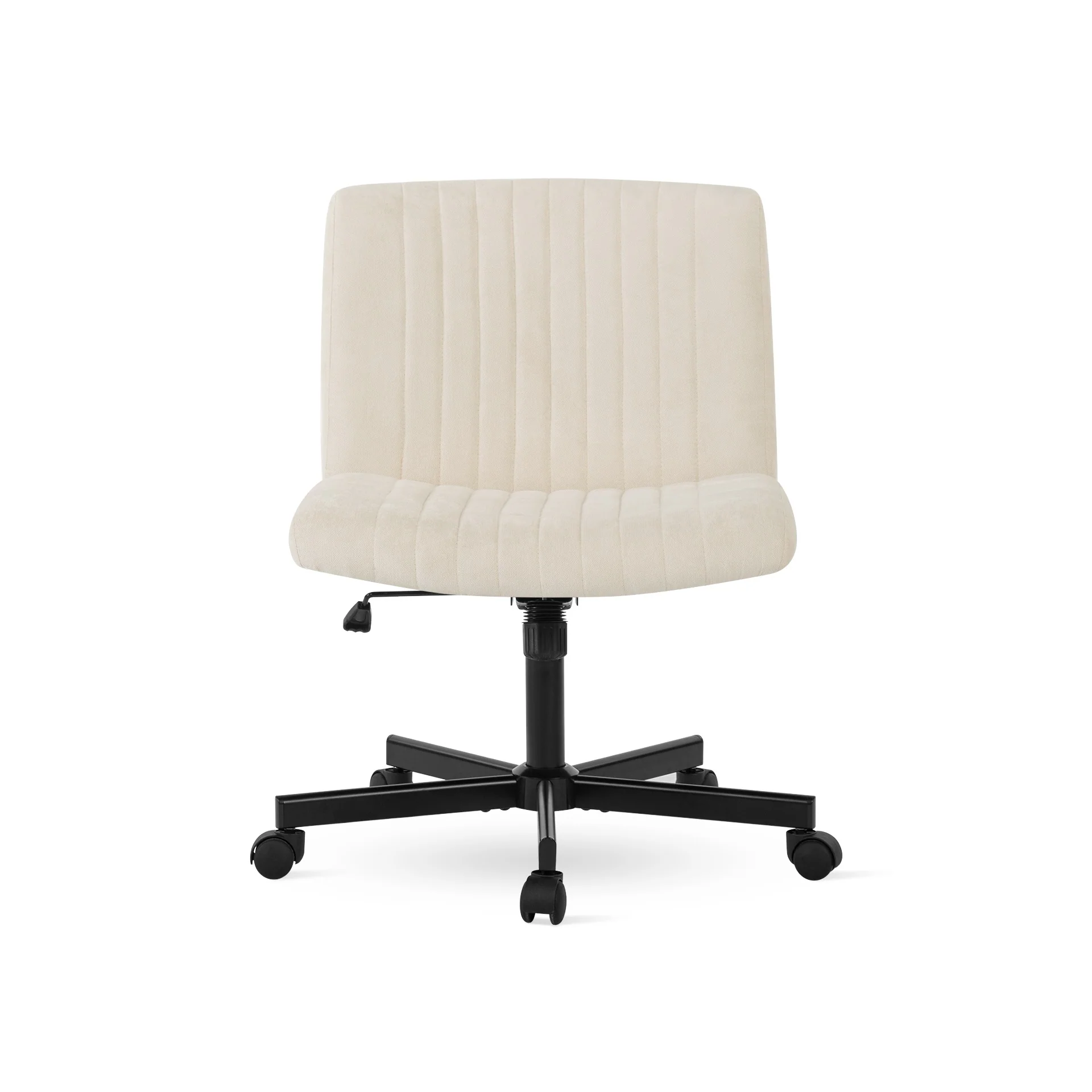 Lukas Cross Legged Office Chair - Beige - Image 4