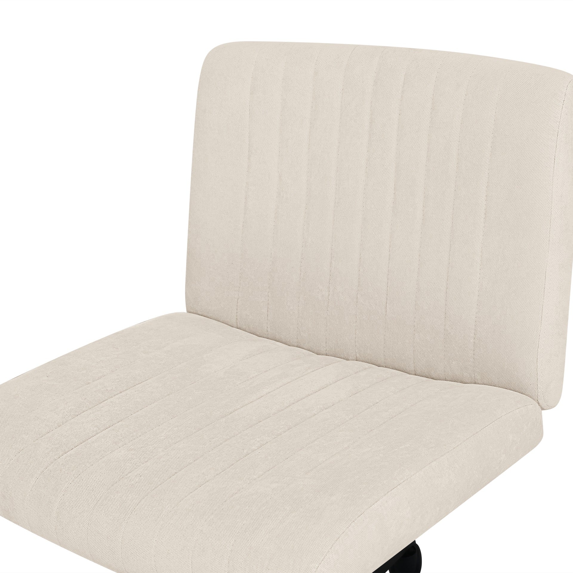 Lukas Cross Legged Office Chair - Beige - Image 7