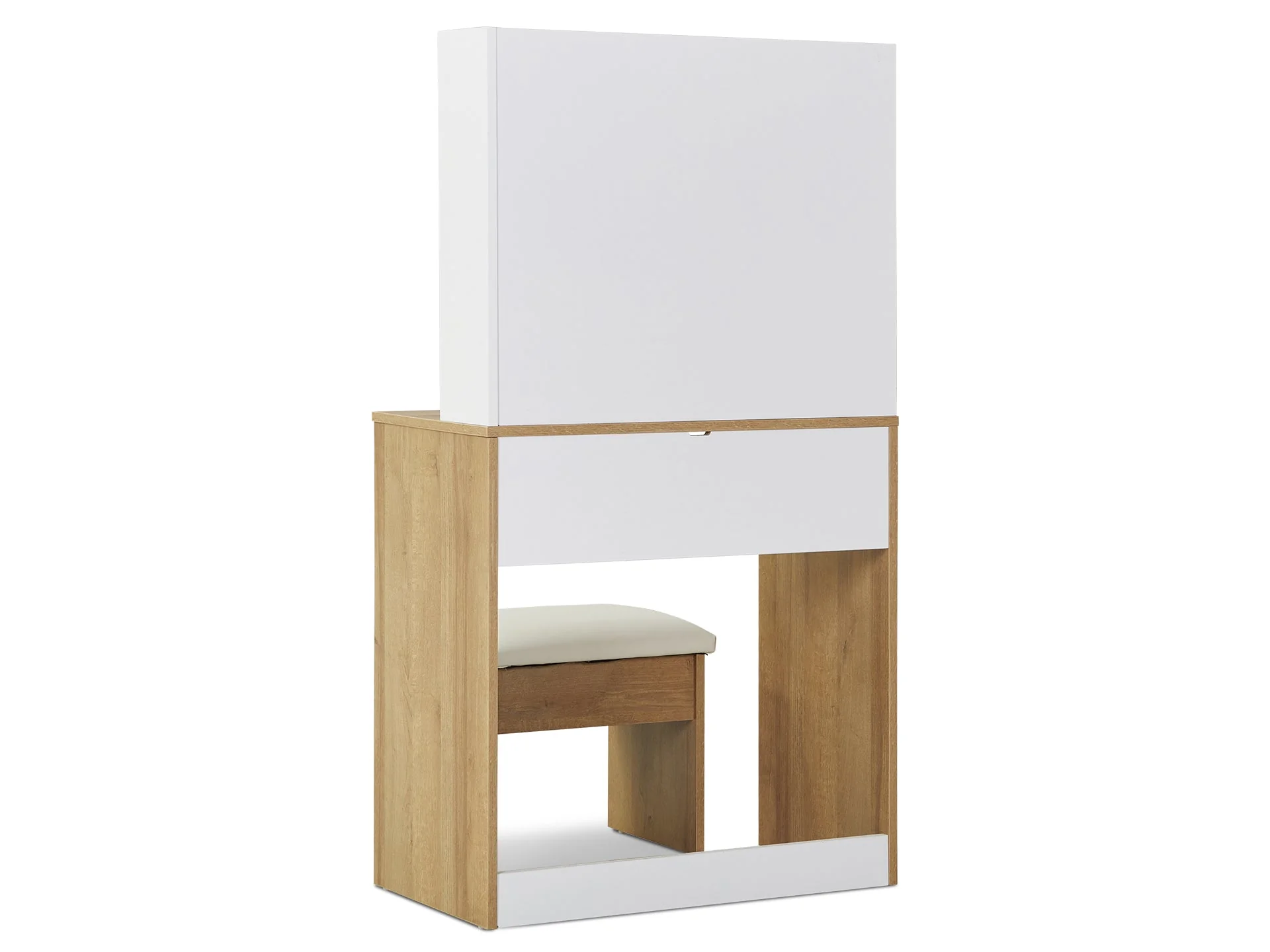 MAKALU Dressing Table Set with 1 Drawer 2PCS - Oak - Image 11
