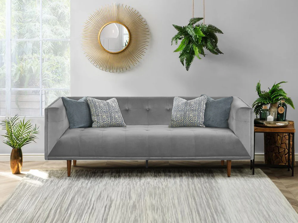 MANAROLA 3 Seater Sofa - GREY