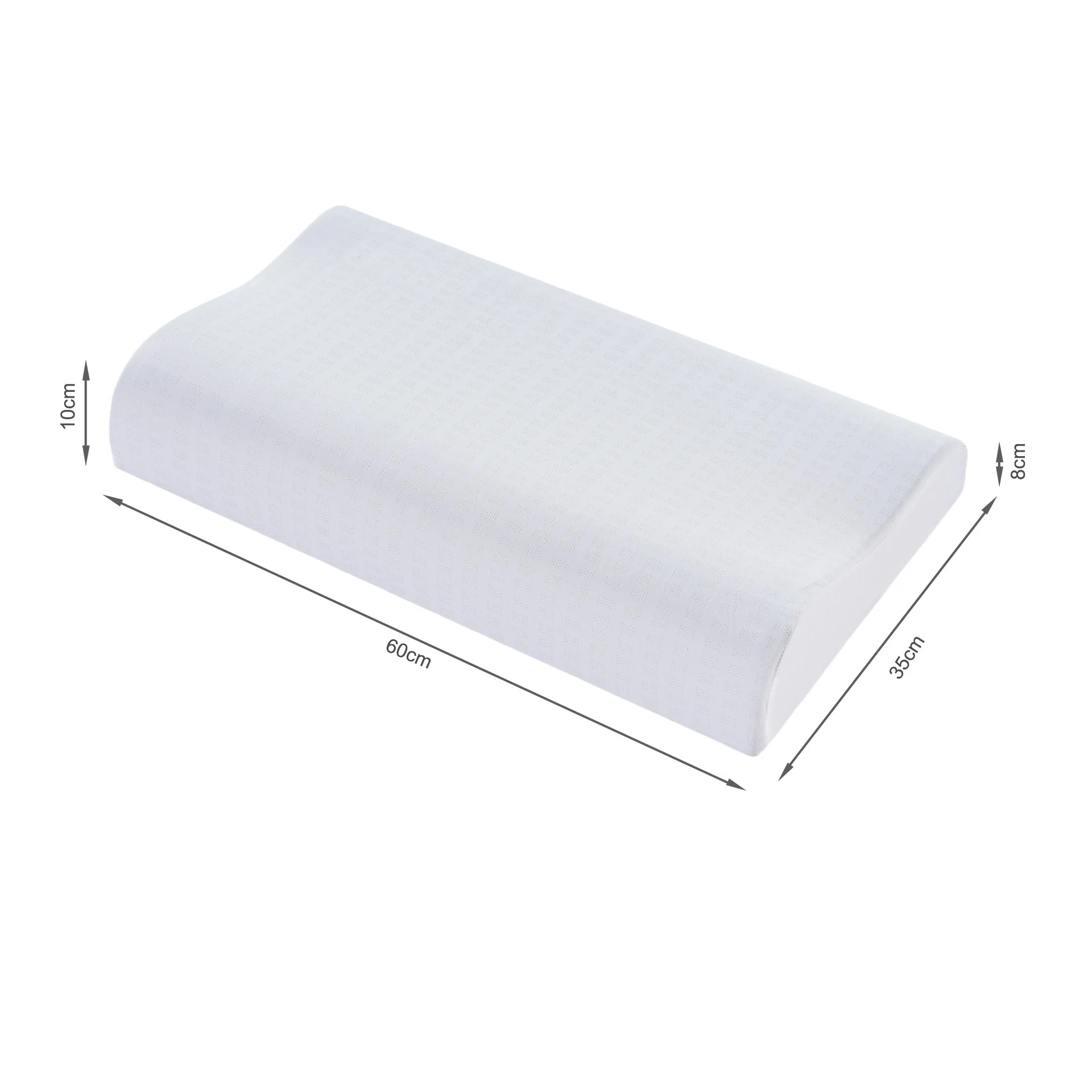 MiniContour Memory Foam Pillow 60 x 35 x 8/10CM - Image 14