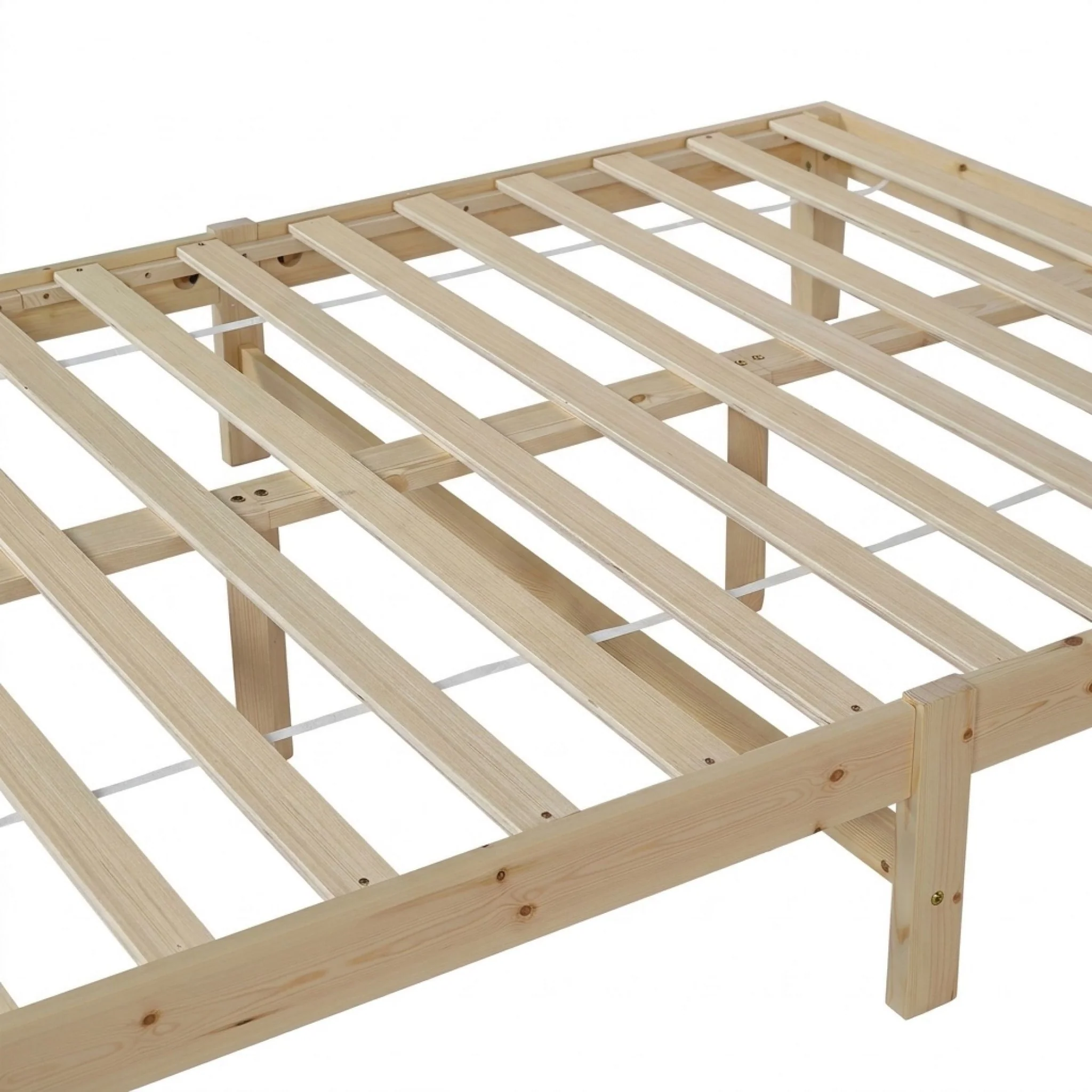 Miro Double Wooden Bed Frame - Natural - Image 10