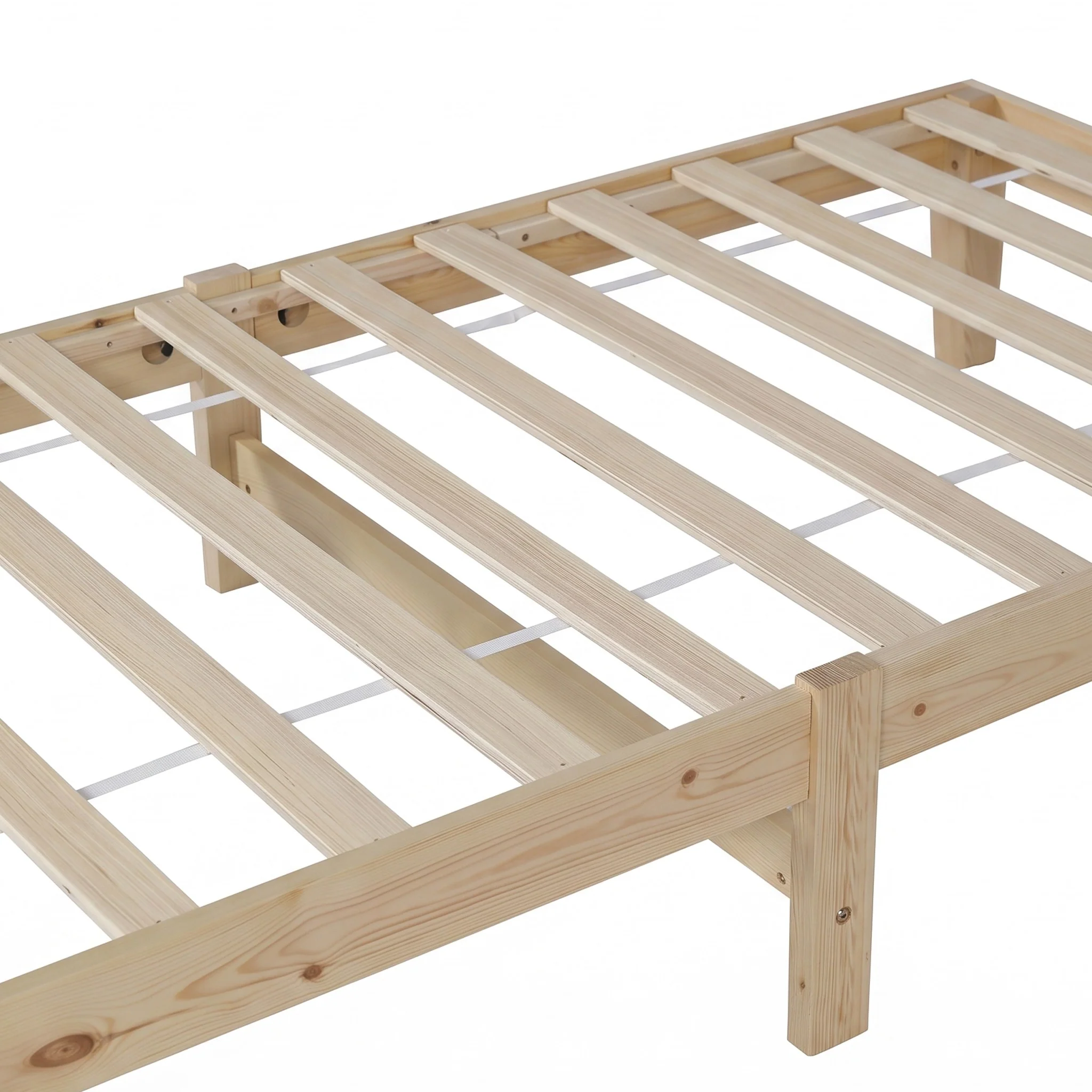 Miro Single Wooden Bed Frame - Natural - Image 10
