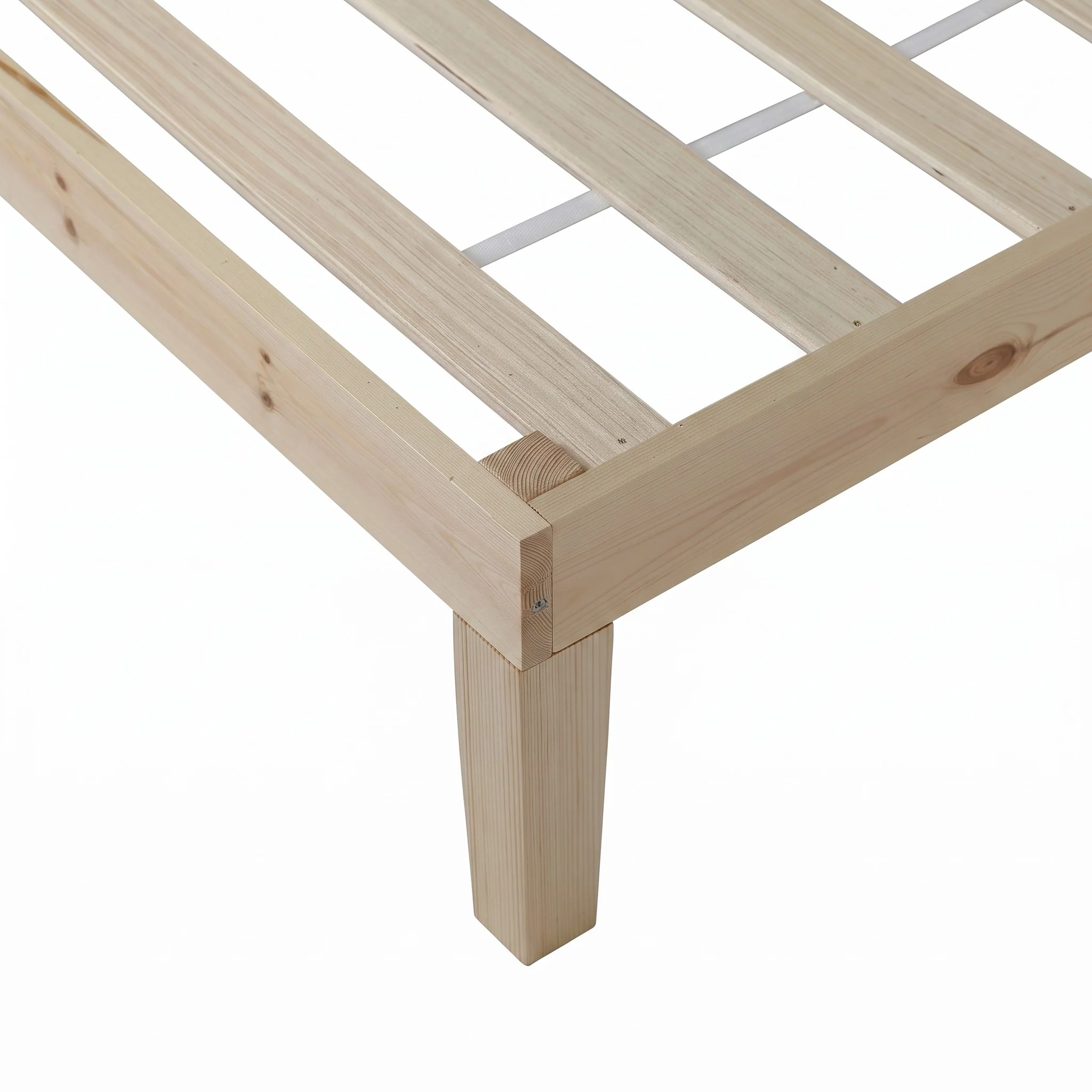 Miro Single Wooden Bed Frame - Natural - Image 11