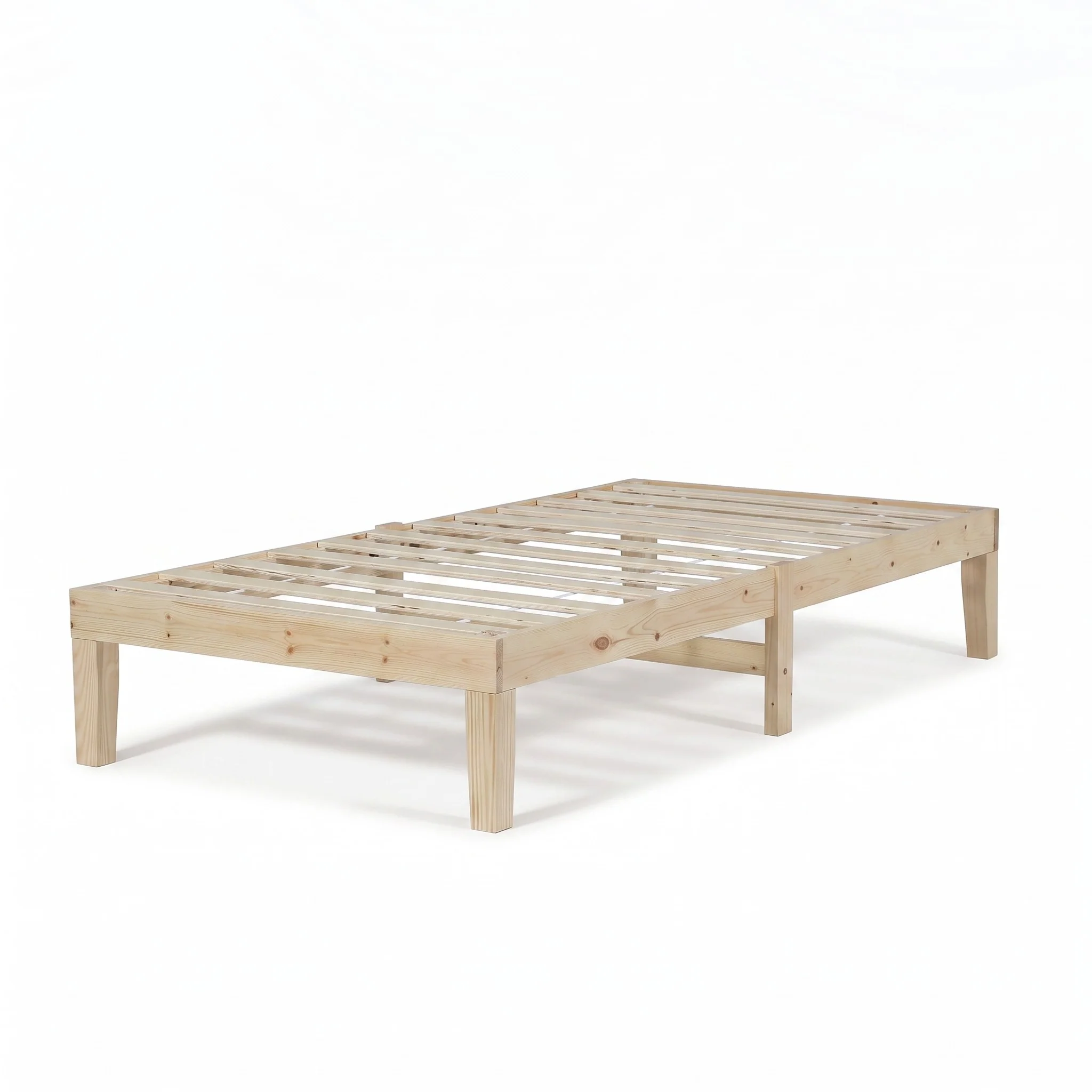 Miro Single Wooden Bed Frame - Natural - Image 7